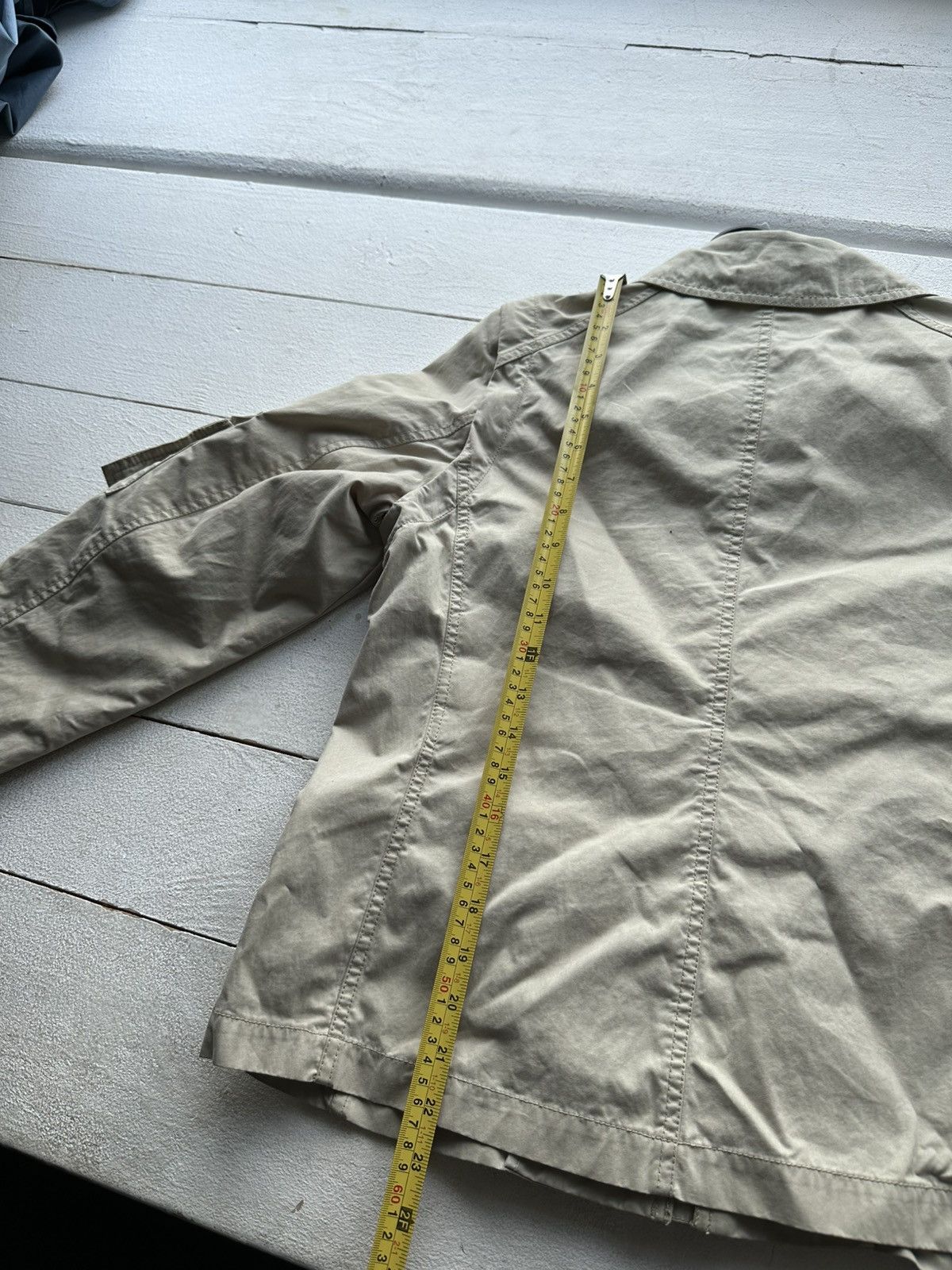 Max Mara × Weekend Max Mara 🚨RARE Max Mara Weekend Jacket beige distress luxury Size M / US 6-8 / IT 42-44 - 15 Thumbnail