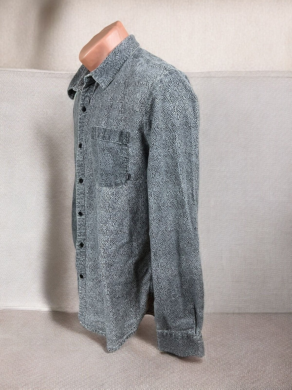 Stussy Stussy NYLTLA grey longsleeve shirt size L Size US L / EU 52-54 / 3 - 4 Thumbnail