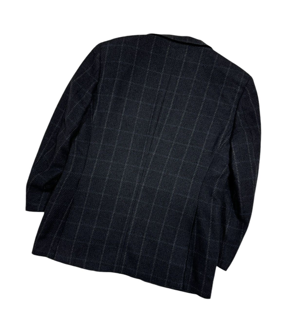 Burberry Burberry London Checked Blazer Cashmere Jacket Japan Size 48R - 16 Thumbnail