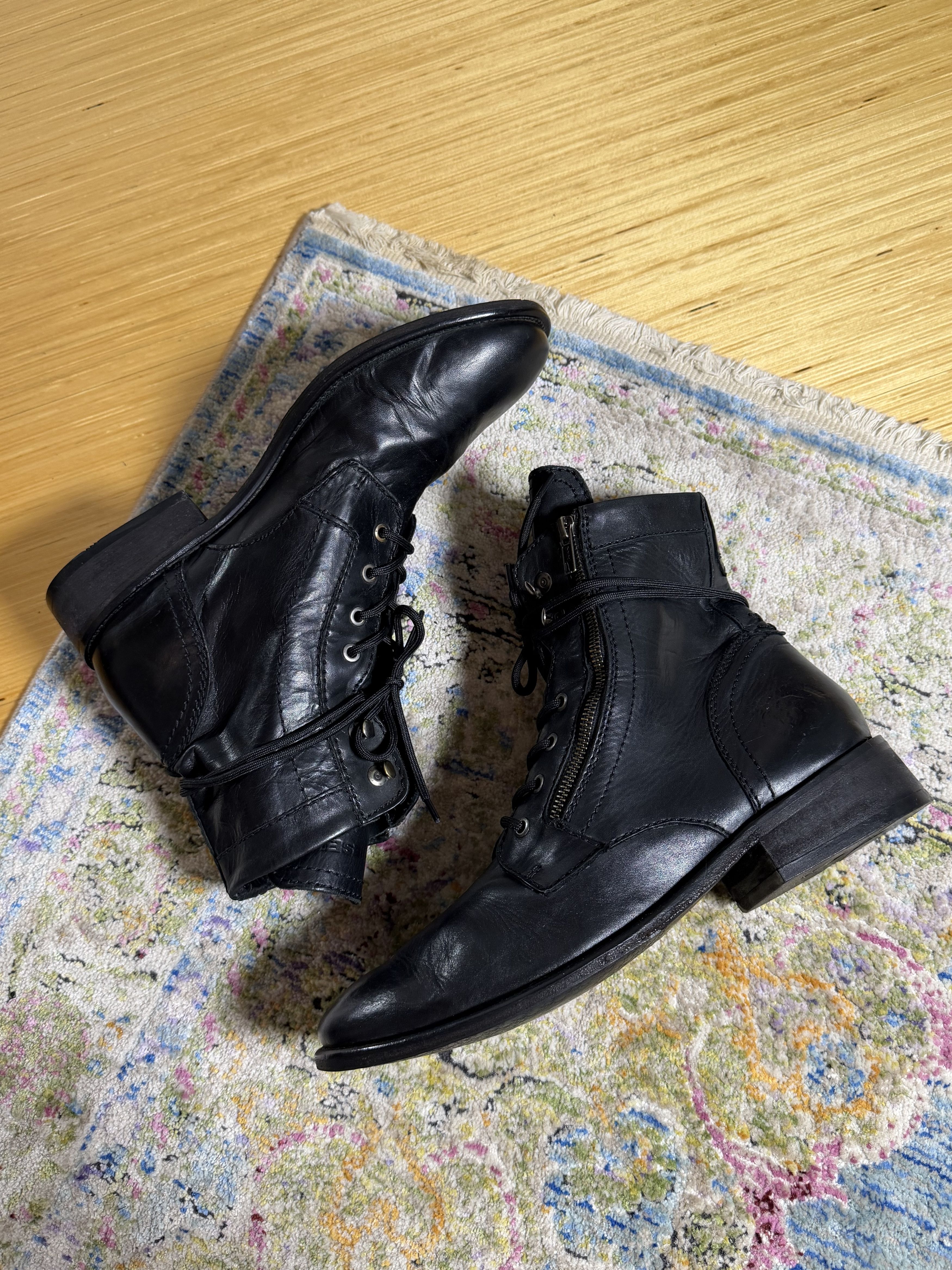 Diesel Diesel The Pit Black Boots Size US 12 / EU 45 - 6 Thumbnail