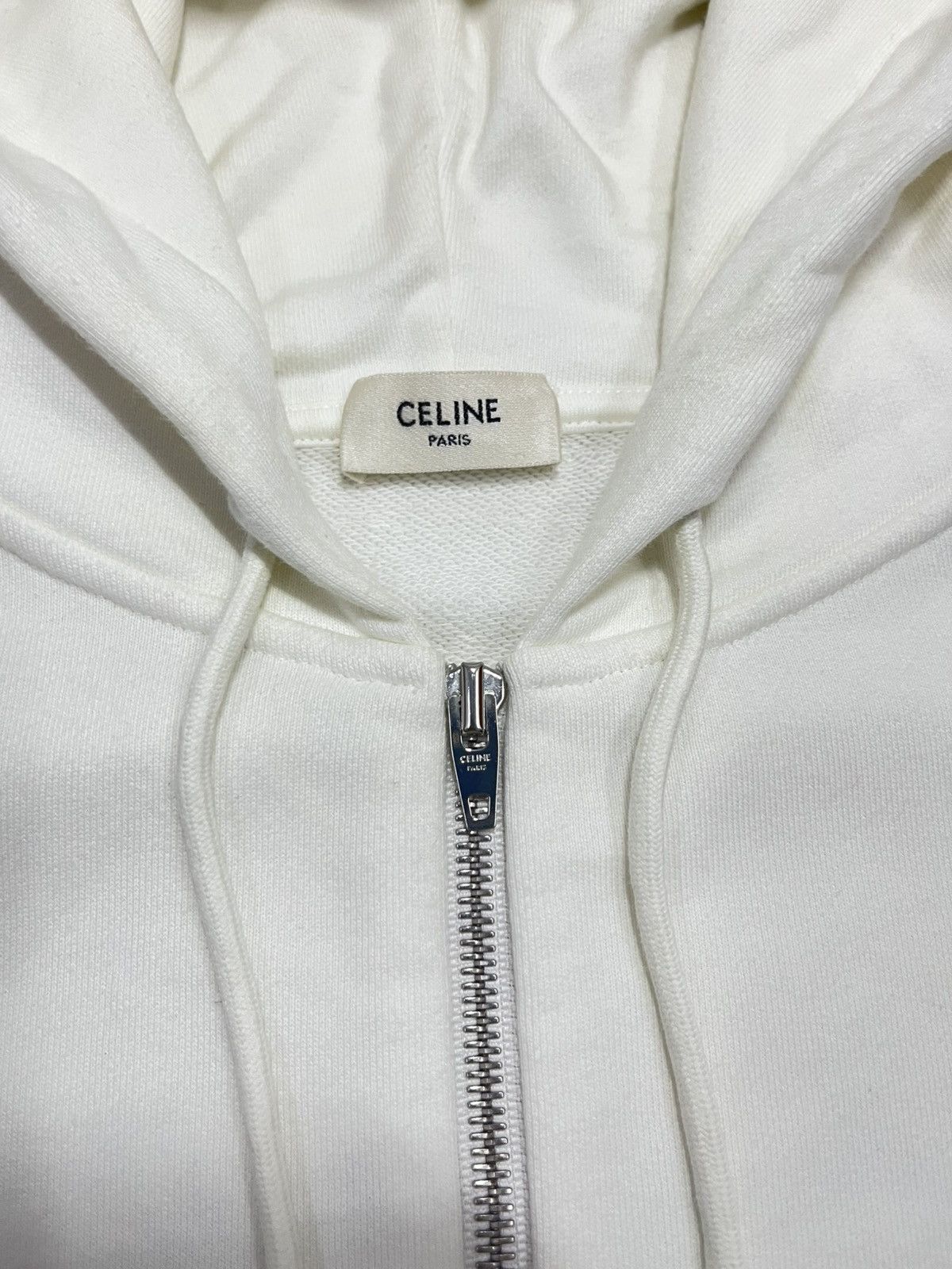Celine Celine Zip Up Logo Hoodie Size US S / EU 44-46 / 1 - 6 Thumbnail