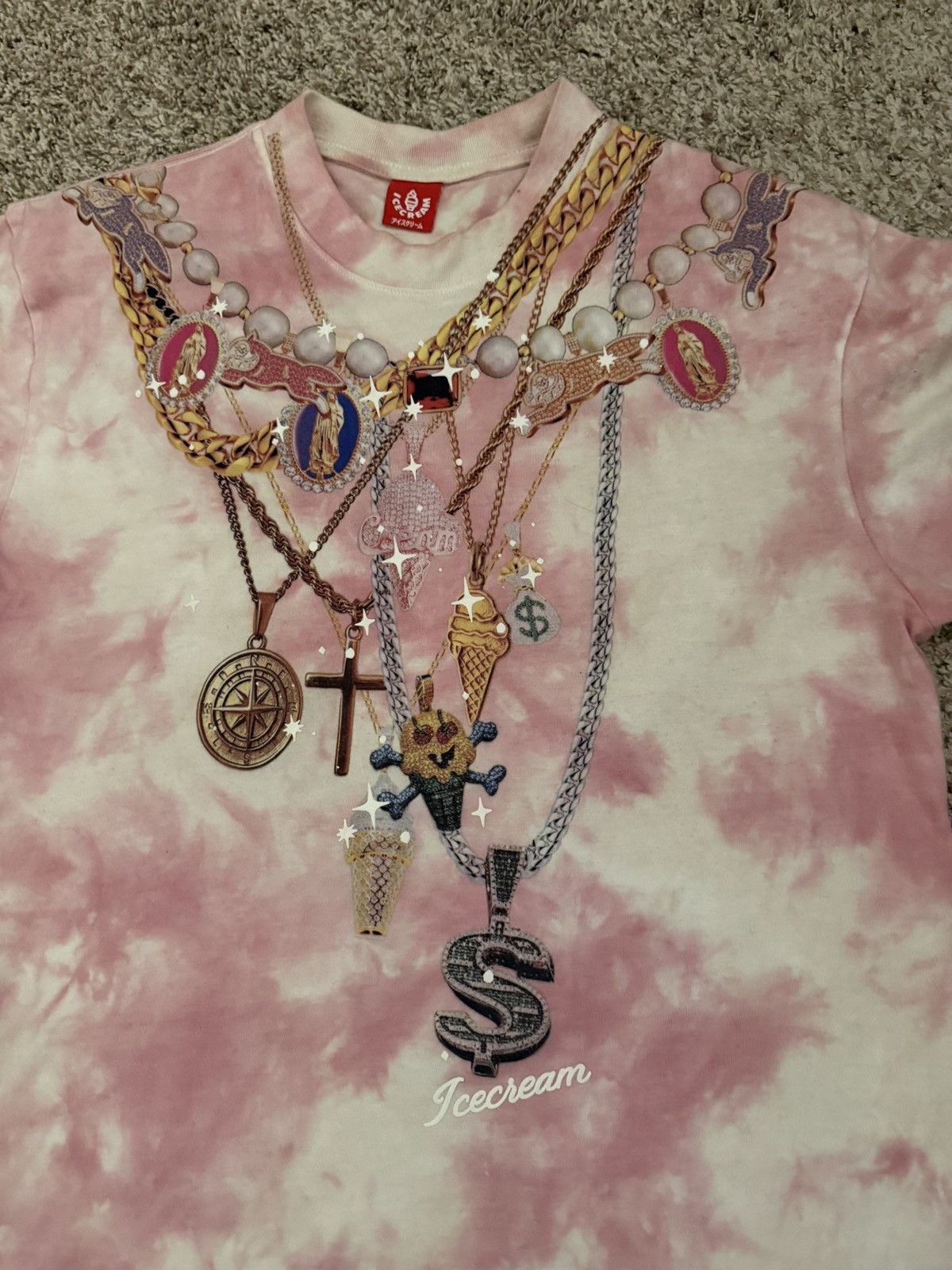 Icecream Pink Icecream Chain Tee Size US M / EU 48-50 / 2 - 2 Thumbnail