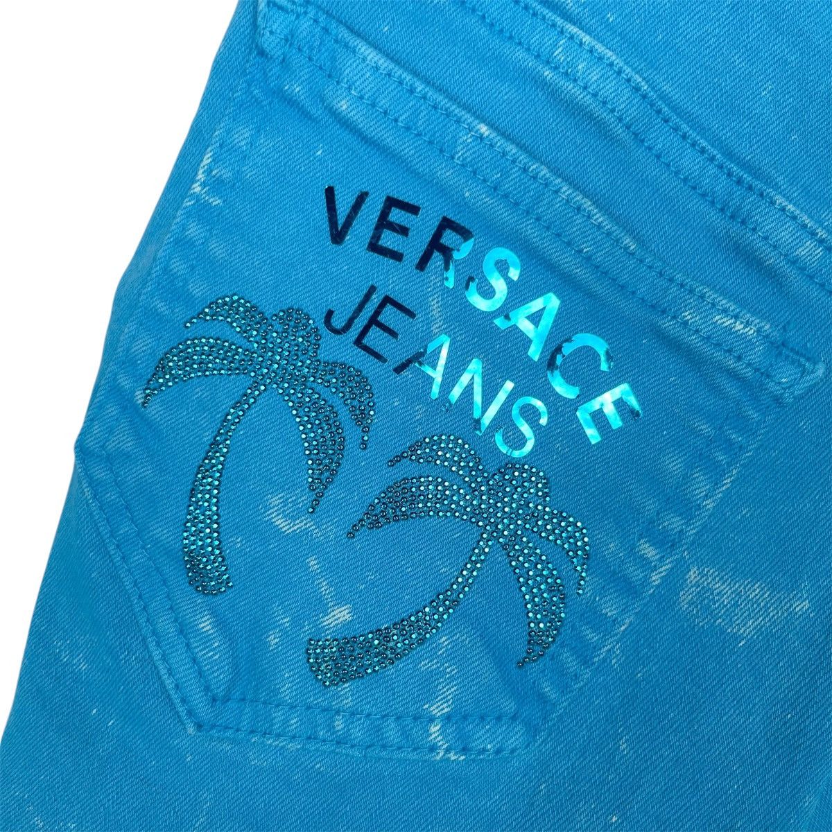 Versace Jeans Couture Versace Jeans Vibrant Blue Skinny Jeans Size 26" / US 2 / IT 38 - 10 Thumbnail