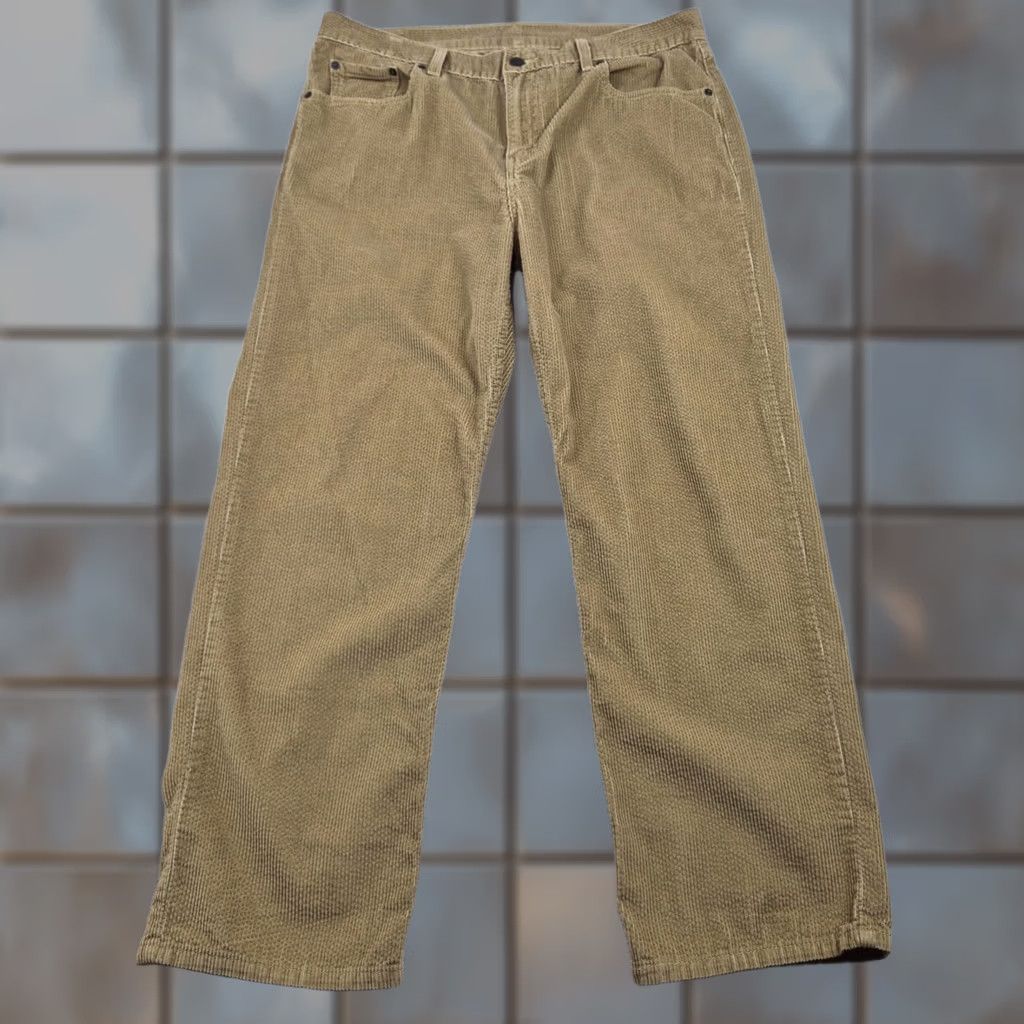 Levi's Levi's Pants Mens 32x30 Beige Corduroy Straight Leg 5 Pocket Khaki Casual Fall Size US 32 / EU 48 - 1 Thumbnail