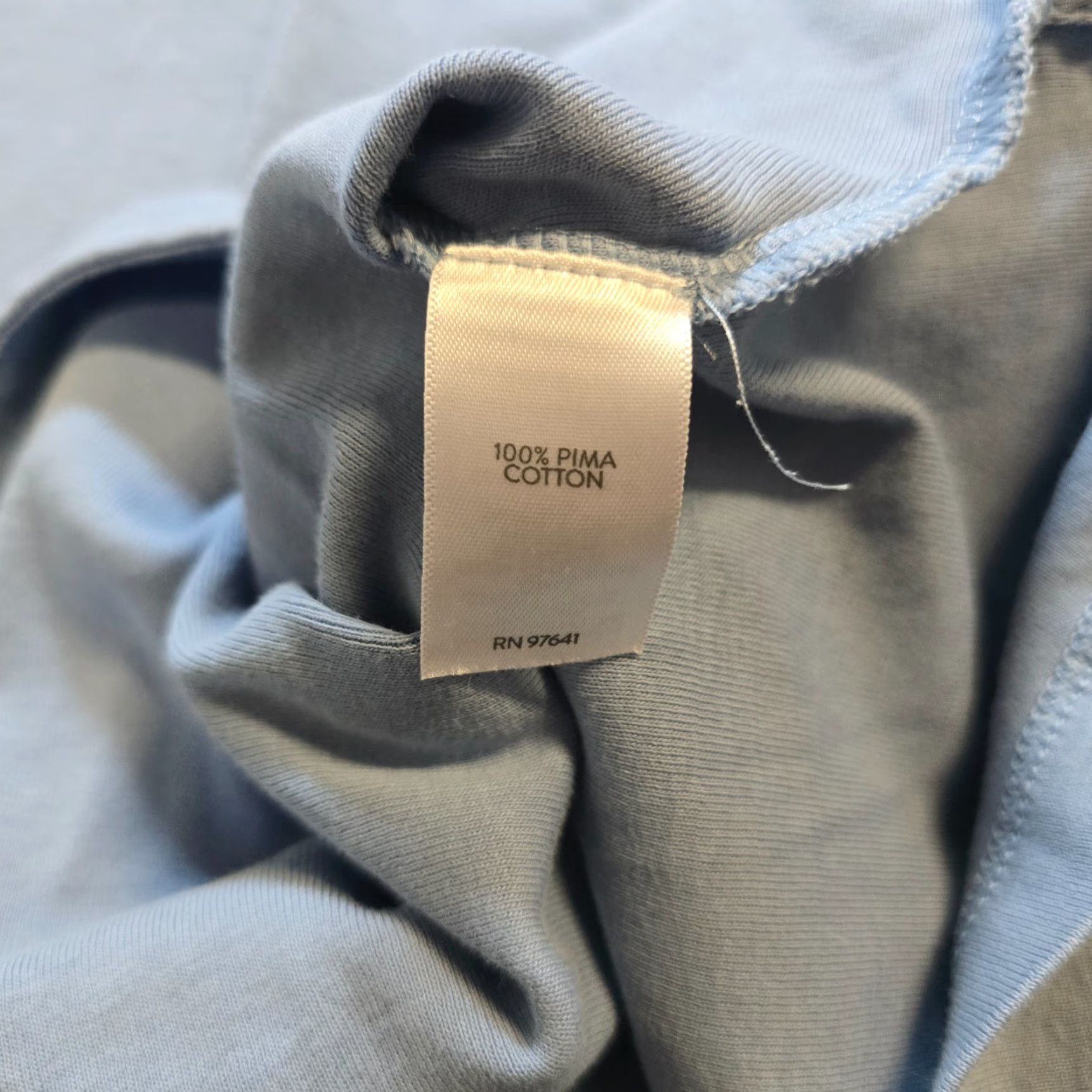 J. Jill J. Jill Shirt Womens 4X Blue Crew Neck Long Sleeve Stretch Casual Basic Size XXL / US 16-18 / IT 52-54 - 7 Thumbnail