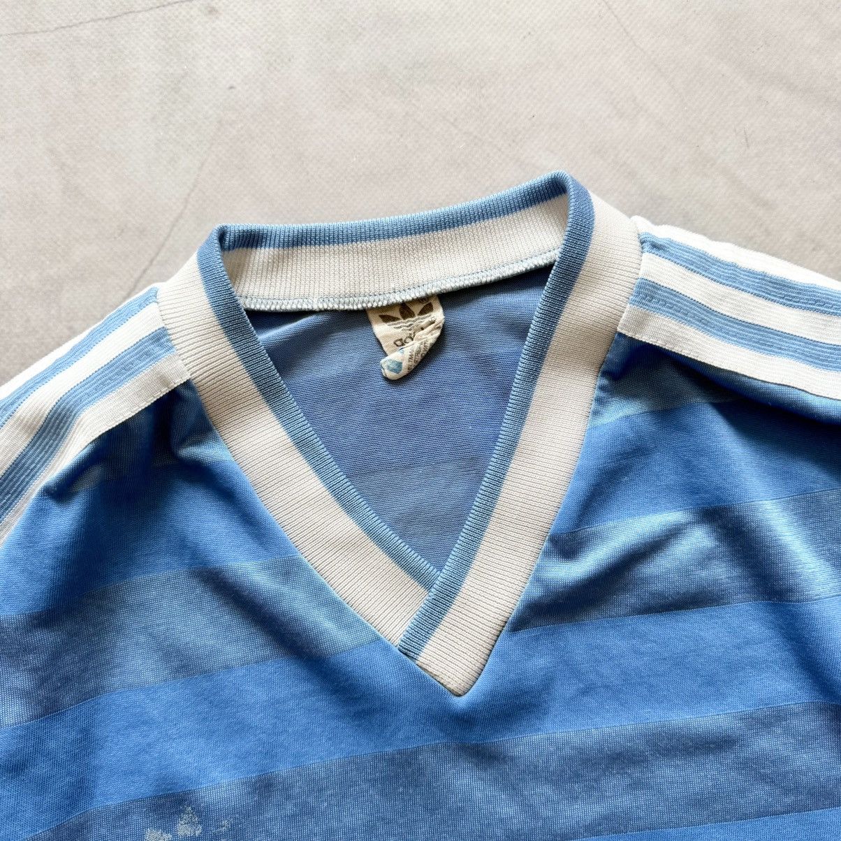 Adidas 80s Adidas West Germany Stripped Longsleeve Football Jersey Size US M / EU 48-50 / 2 - 11 Thumbnail
