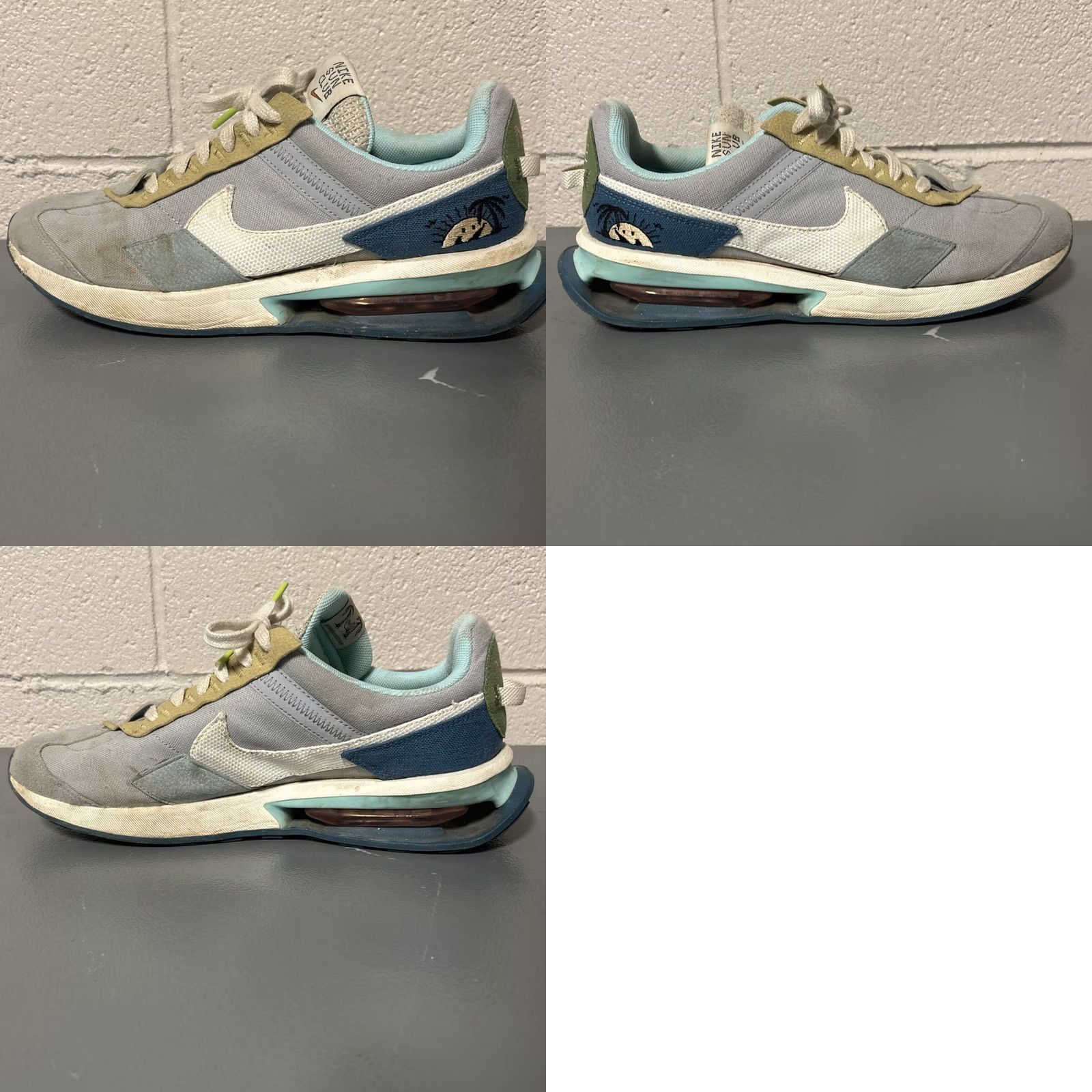 Nike Nike Air Max Pre-Day SE Sun Club Mens 10.5 Wolf Grey/Sail/Rift Blue EUC | Nike Air Max Pre-Day | Sneaker | Men Size US 10 / EU 43 - 8 Thumbnail