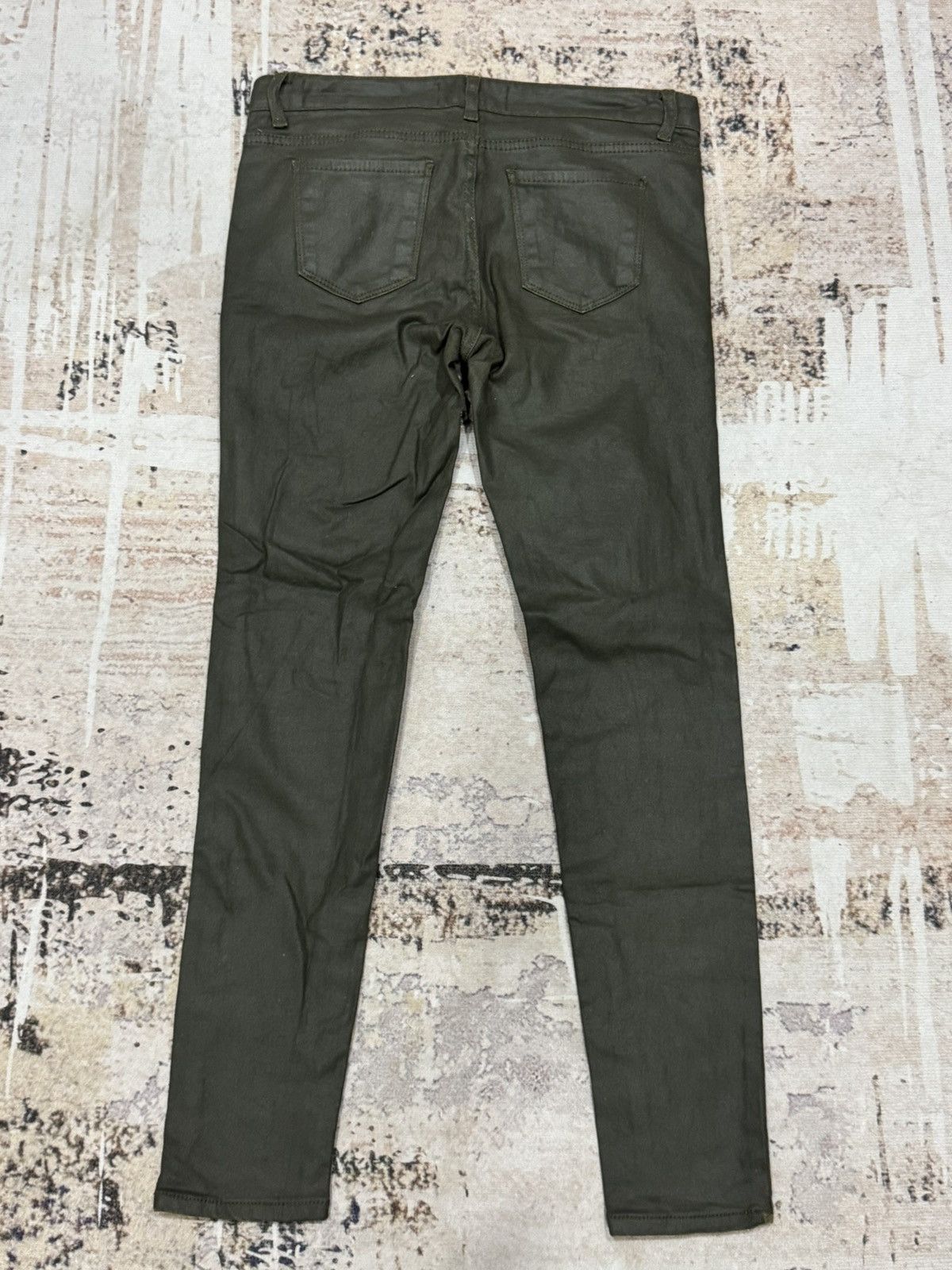 Acne Studios ACNE studio - skinny wax military green jeans Size 30" / US 8 / IT 44 - 18 Thumbnail