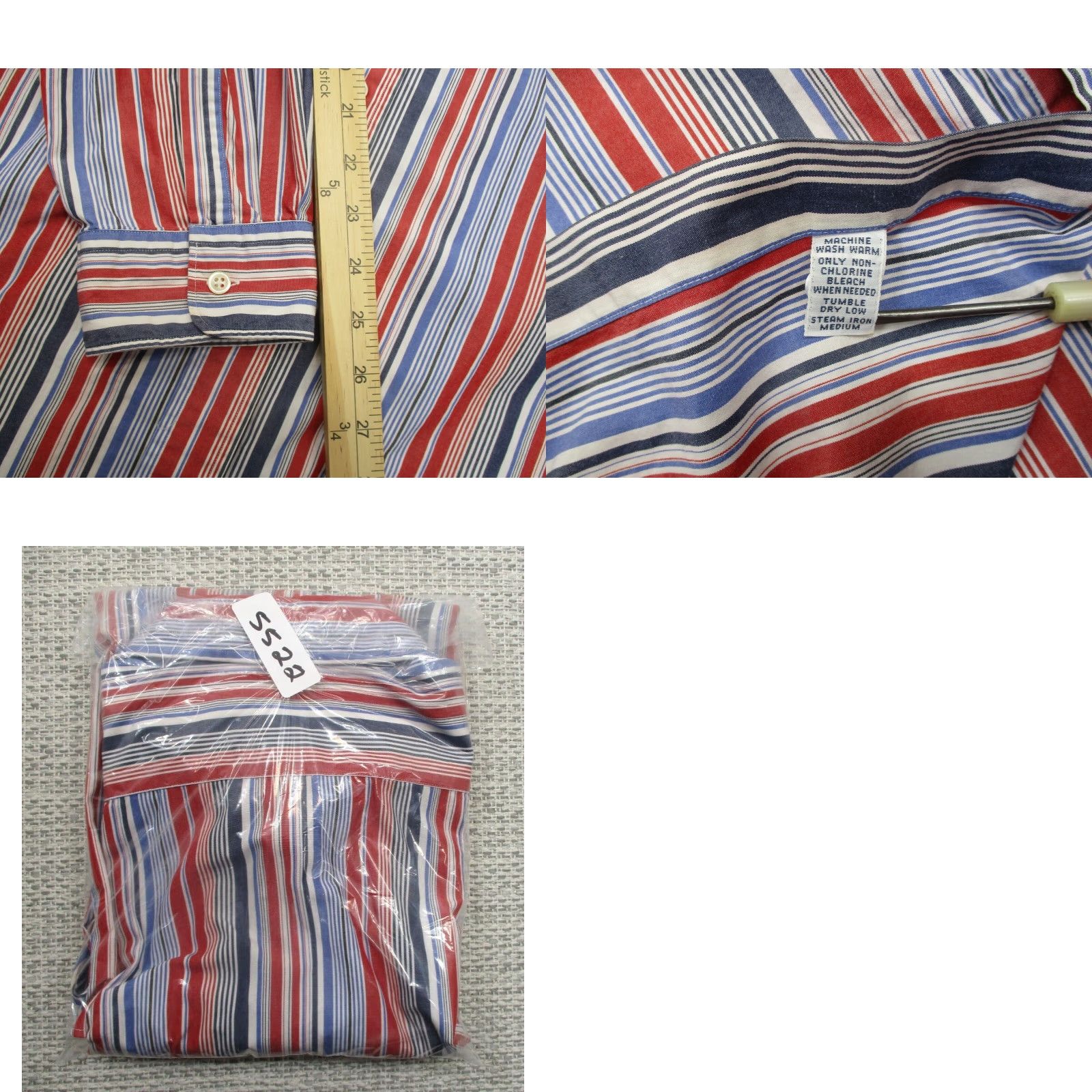 Polo Ralph Lauren VTG Polo Ralph Lauren Westerton Button Up Shirt Mens XL Striped Casual Preppy Size US XL / EU 56 / 4 - 9 Thumbnail