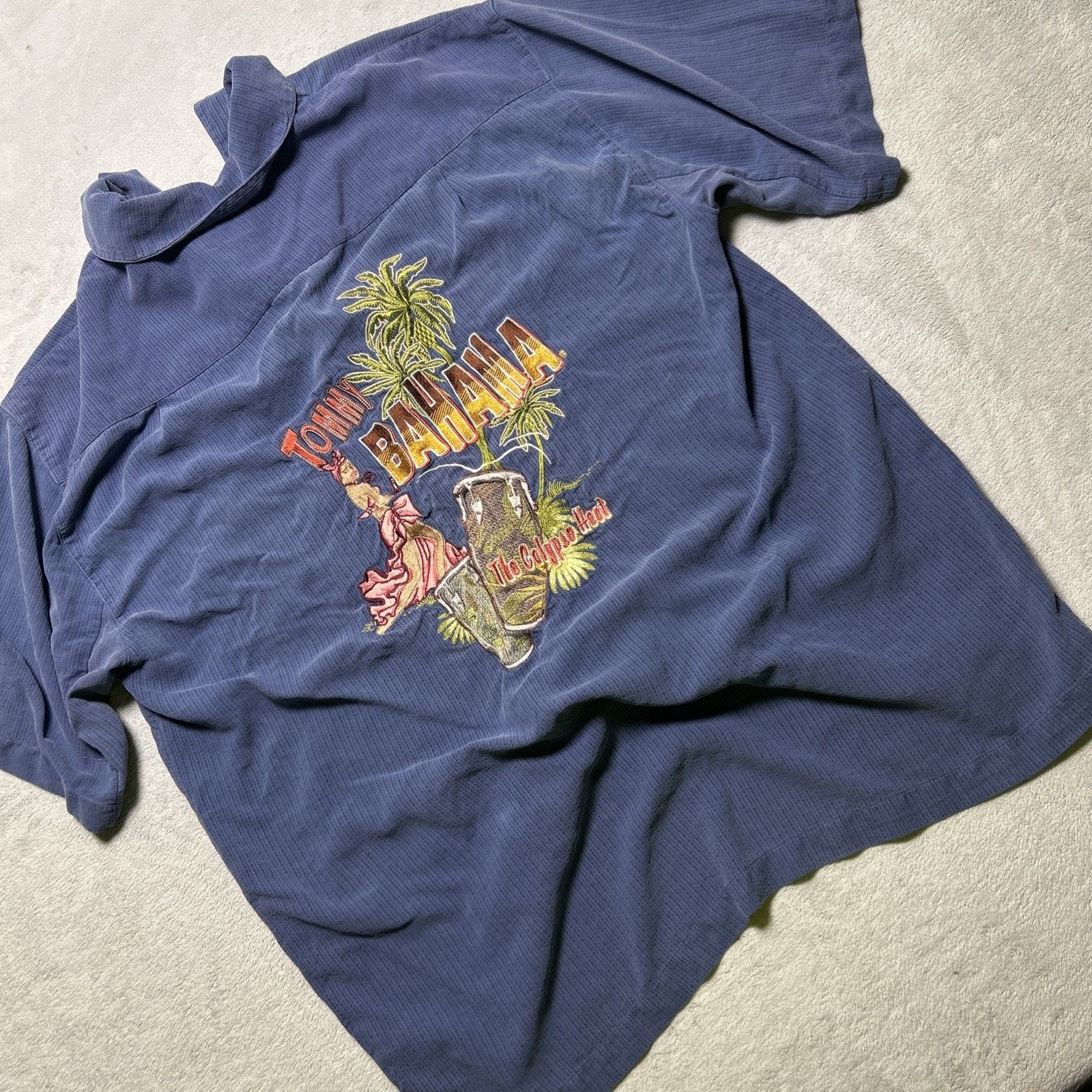 Tommy Bahama Tommy Bahama Hula Girl Calypso Heat Button Up Shirt Large Size US L / EU 52-54 / 3 - 15 Thumbnail
