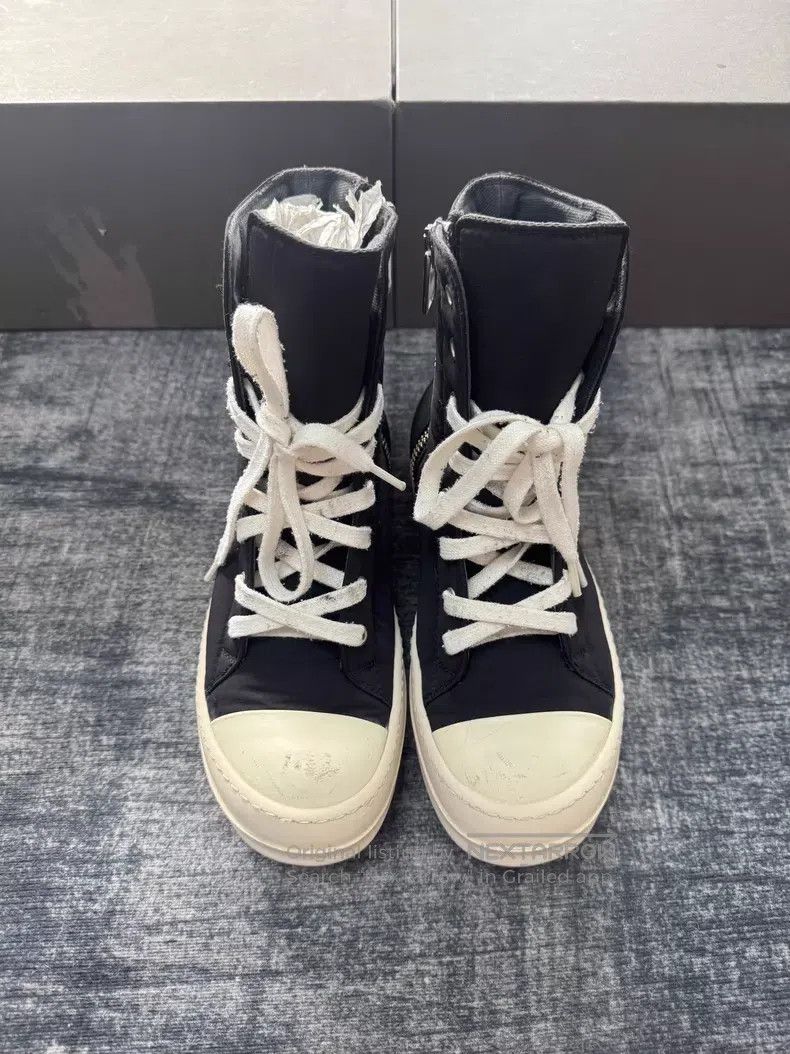 Rick Owens Rick Owens Double Line Canvas Converse shoes Size US 5 / EU 37 - 2 Thumbnail