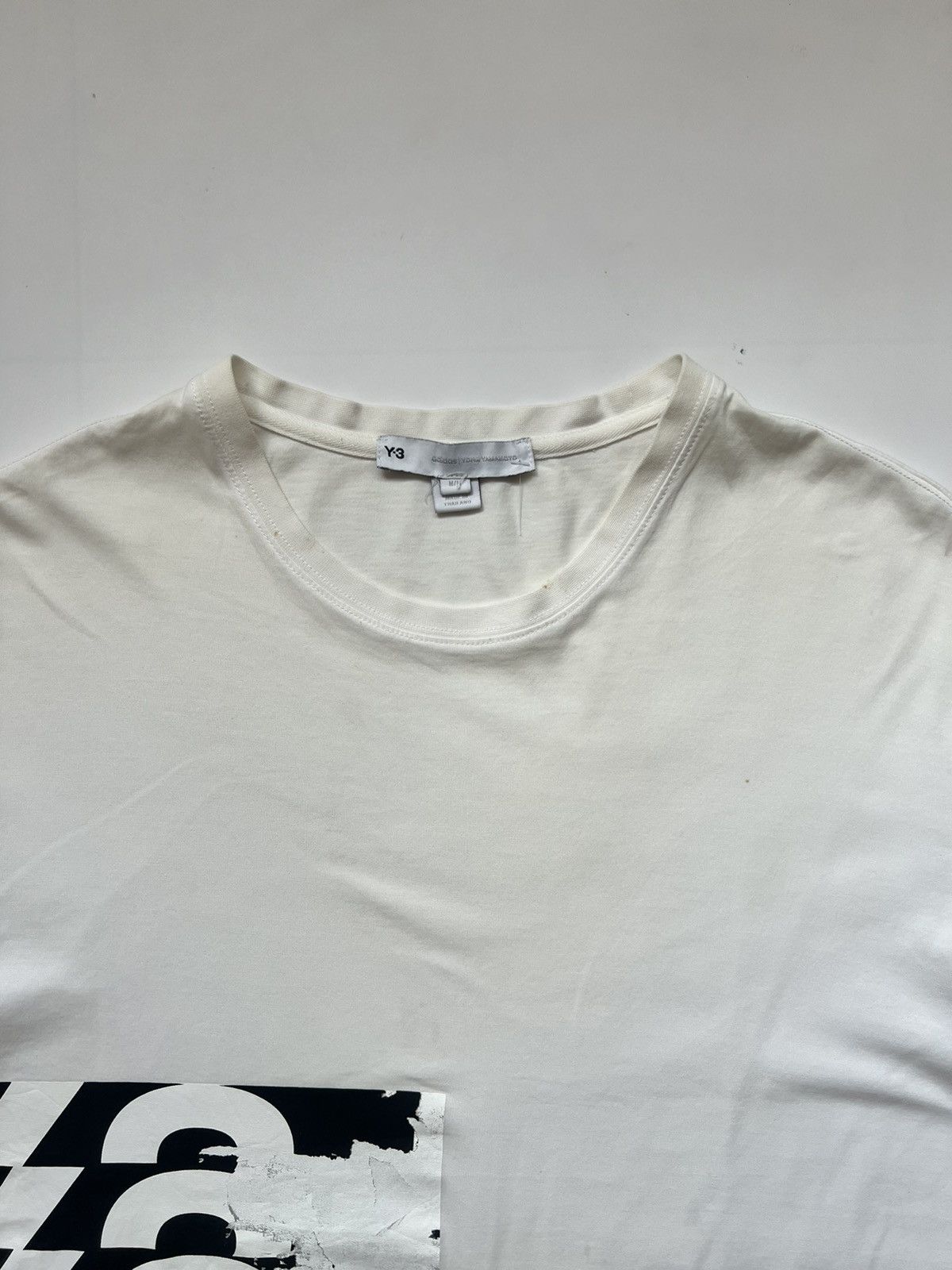 Adidas Adidas Y-3 Yohji Yamamoto Tees Size US M / EU 48-50 / 2 - 2 Thumbnail