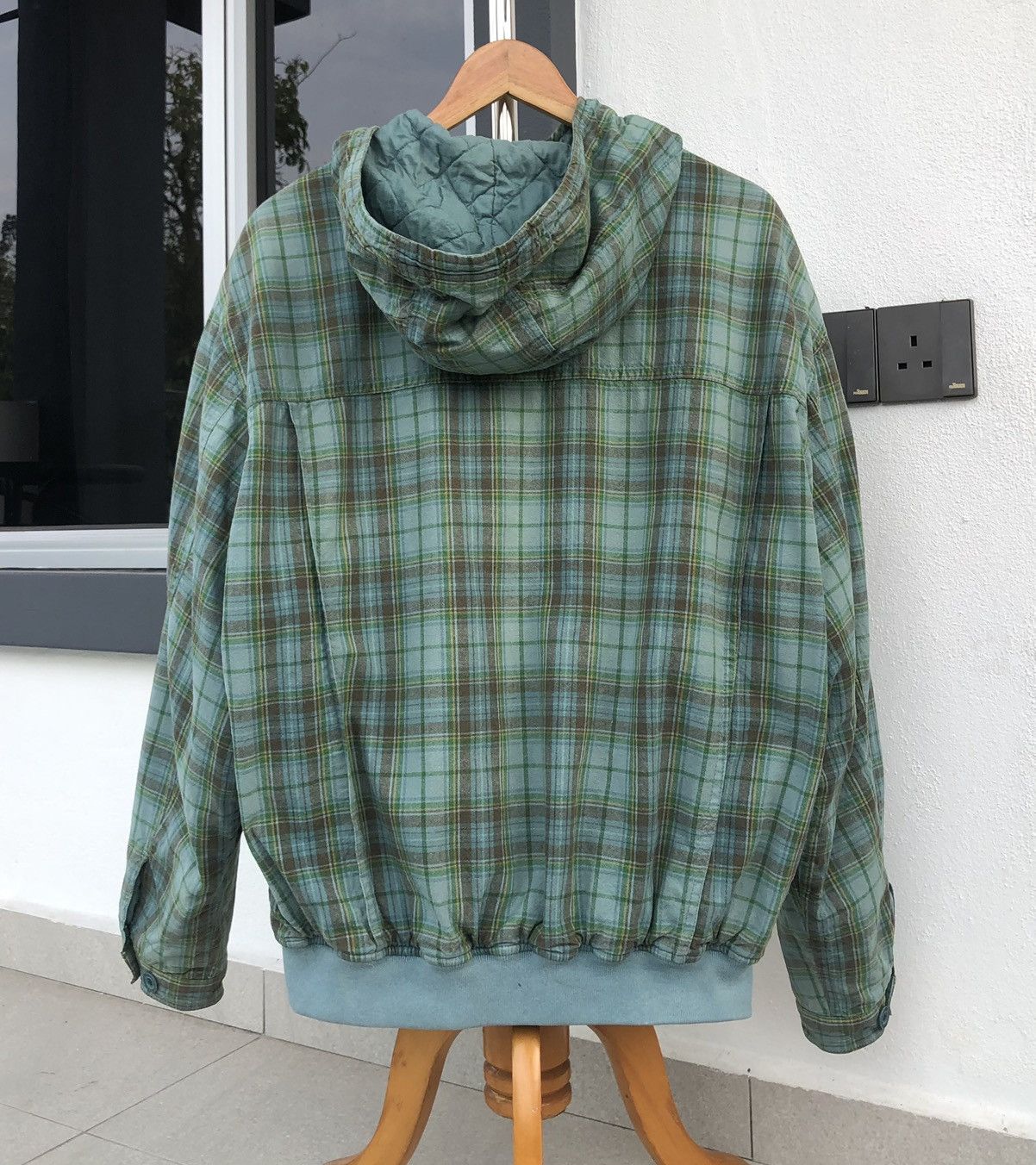 Benetton Vintage Blue Family BENETTON Hoodie Bomber Jacket Size US M / EU 48-50 / 2 - 9 Thumbnail
