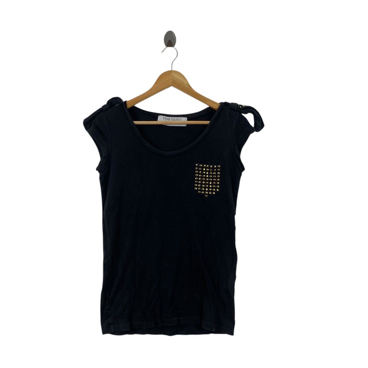 Other DEAR GUEST PROJECT x United Arrows Japan Bling Tank Top Tee Size XS / US 0-2 / IT 36-38 - 4 Thumbnail