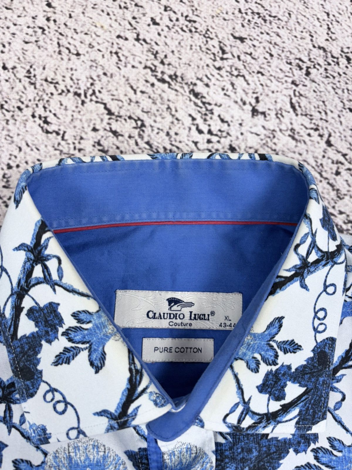 Japanese Brand Claudio Lugli Couture Floral All Over Print Cotton Shirt XL Size US XL / EU 56 / 4 - 7 Thumbnail