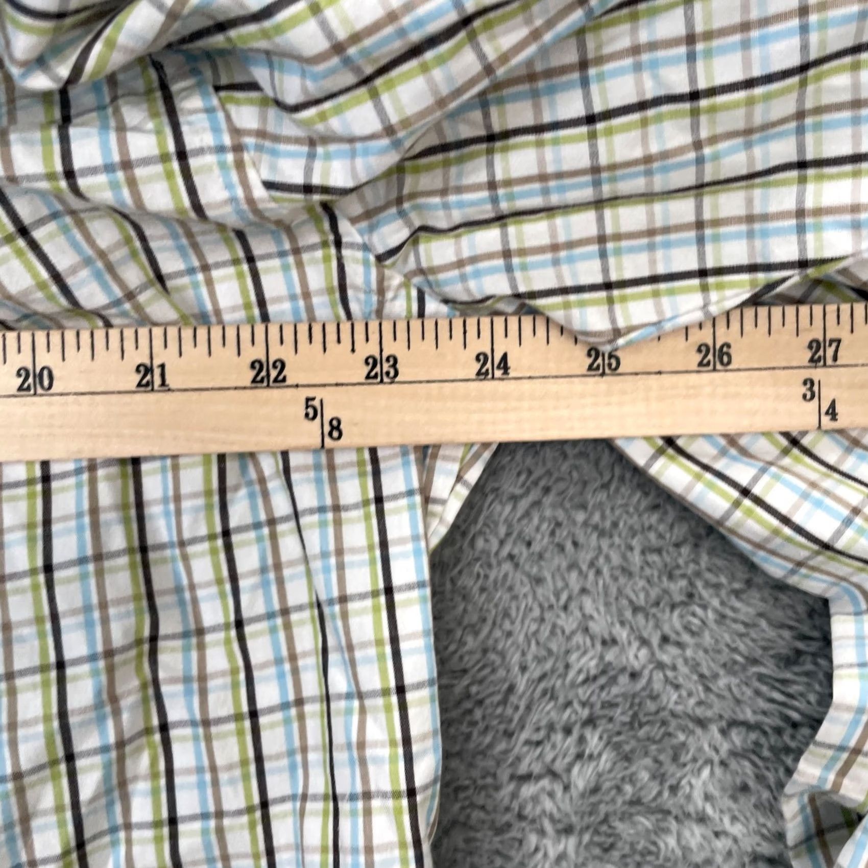 Wrangler VINTAGE Wrangler Shirt Mens XL White Plaid Actra Rodeo Button Down Western Size US XL / EU 56 / 4 - 7 Thumbnail