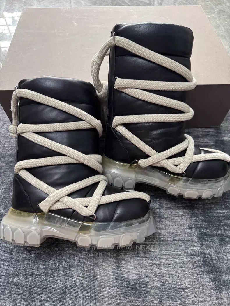 Rick Owens Rick Owens Crazy Lacing Octopus Bottom Snow Boots Size US 5.5 / IT 35.5 - 3 Thumbnail