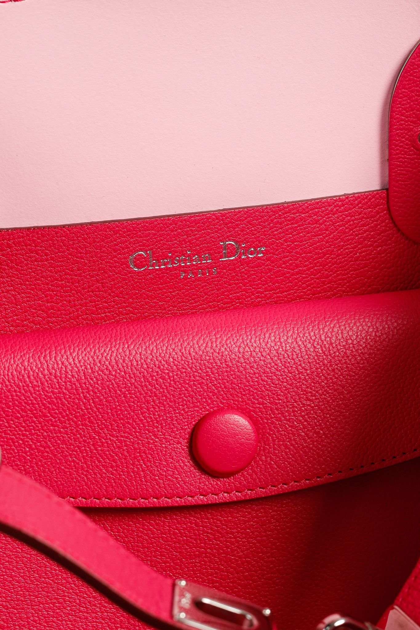 Dior Christian Dior Open Bar Small Supple Grained Calfskin Tote Size ONE SIZE - 13 Thumbnail