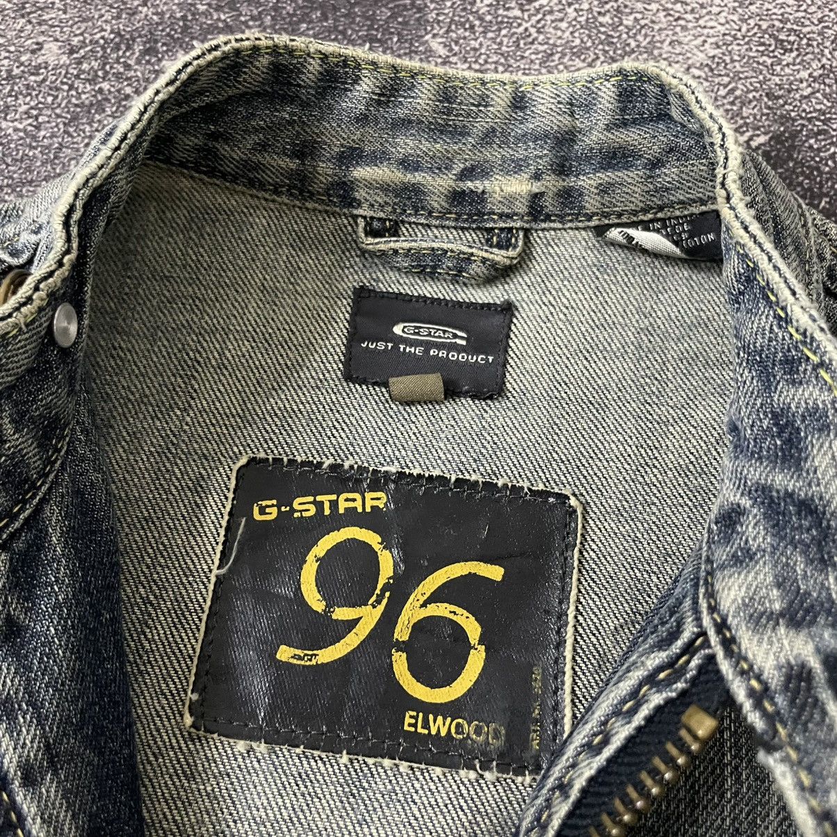 If Six Was Nine × Le Grande Bleu (L.G.B.) 🔥 NEED GONE 🔥Gstar biker denim raw jacket Size S / US 4 / IT 40 - 6 Thumbnail