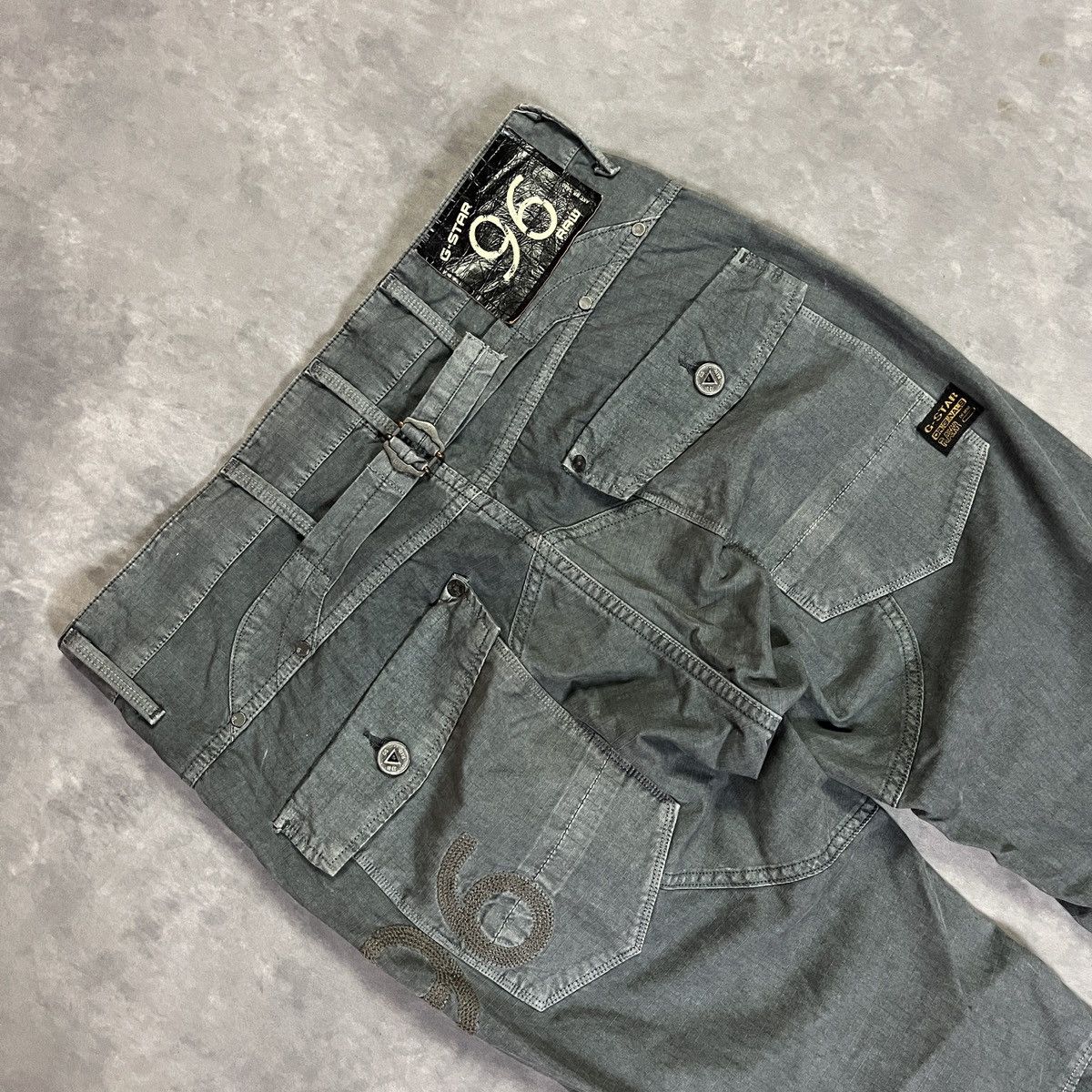 G-Star 2000s G-Star Raw - Military Panel Vintage Archive Vibe Pants Size US 31 - 11 Thumbnail