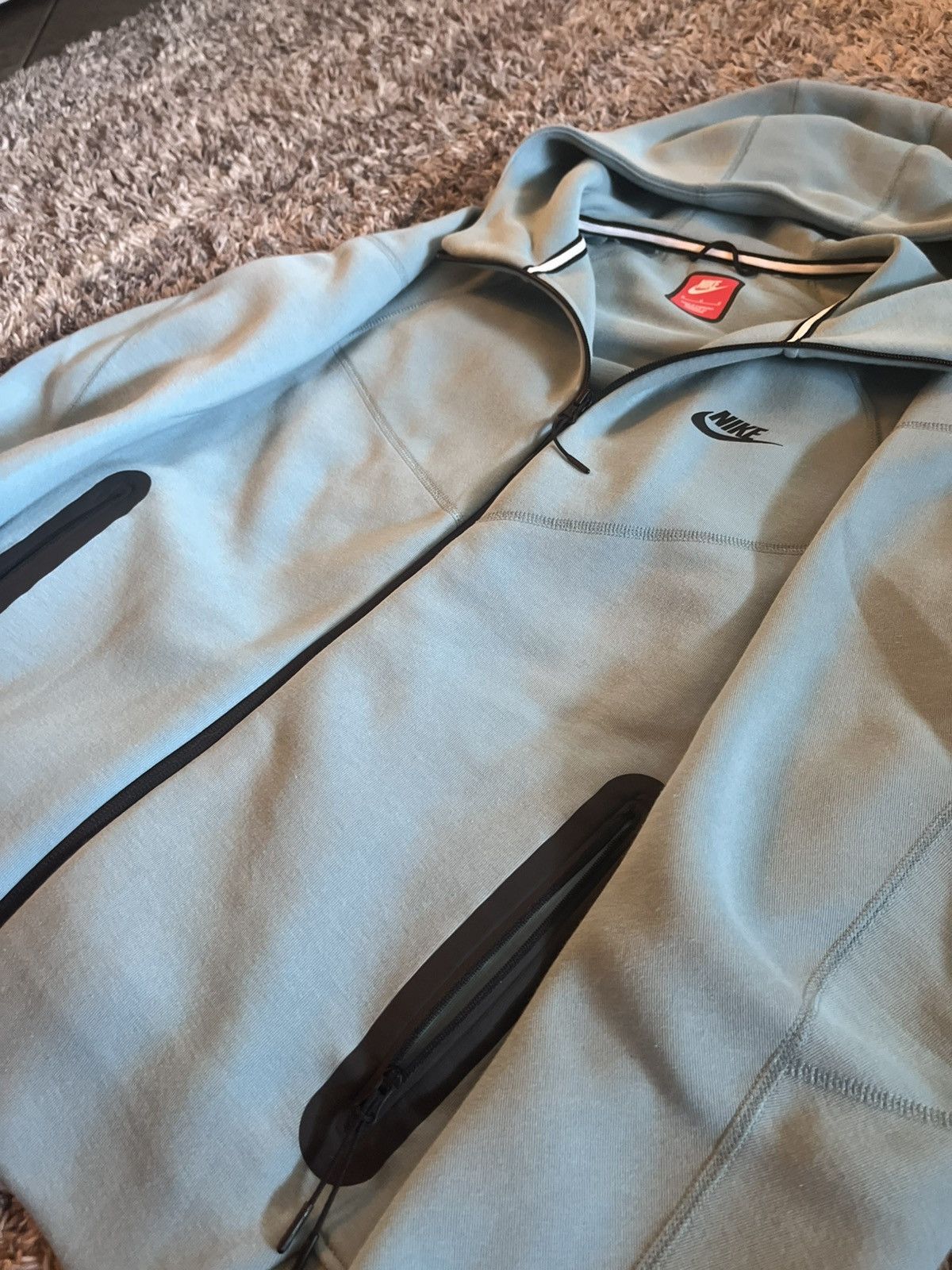 Nike light blue nike tech Size US M / EU 48-50 / 2 - 5 Thumbnail