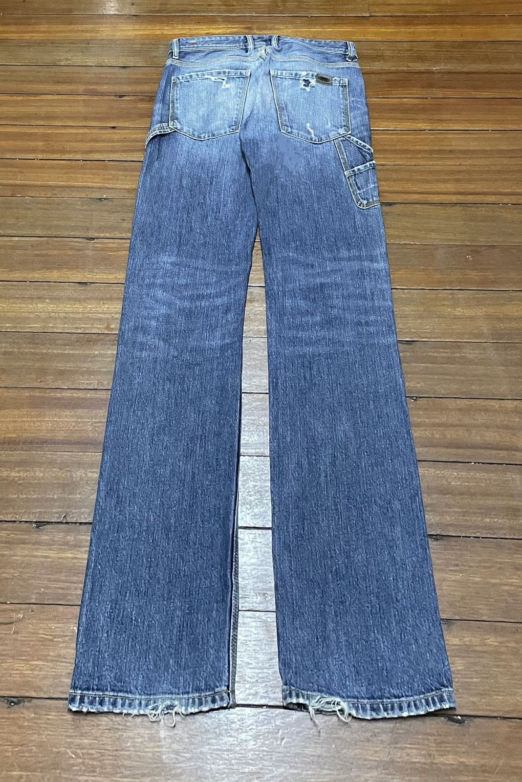 Diesel × Vintage Rare Design Vintage Diesel Distressed Carpenter Jeans 1990s Size US 30 / EU 46 - 2 Thumbnail
