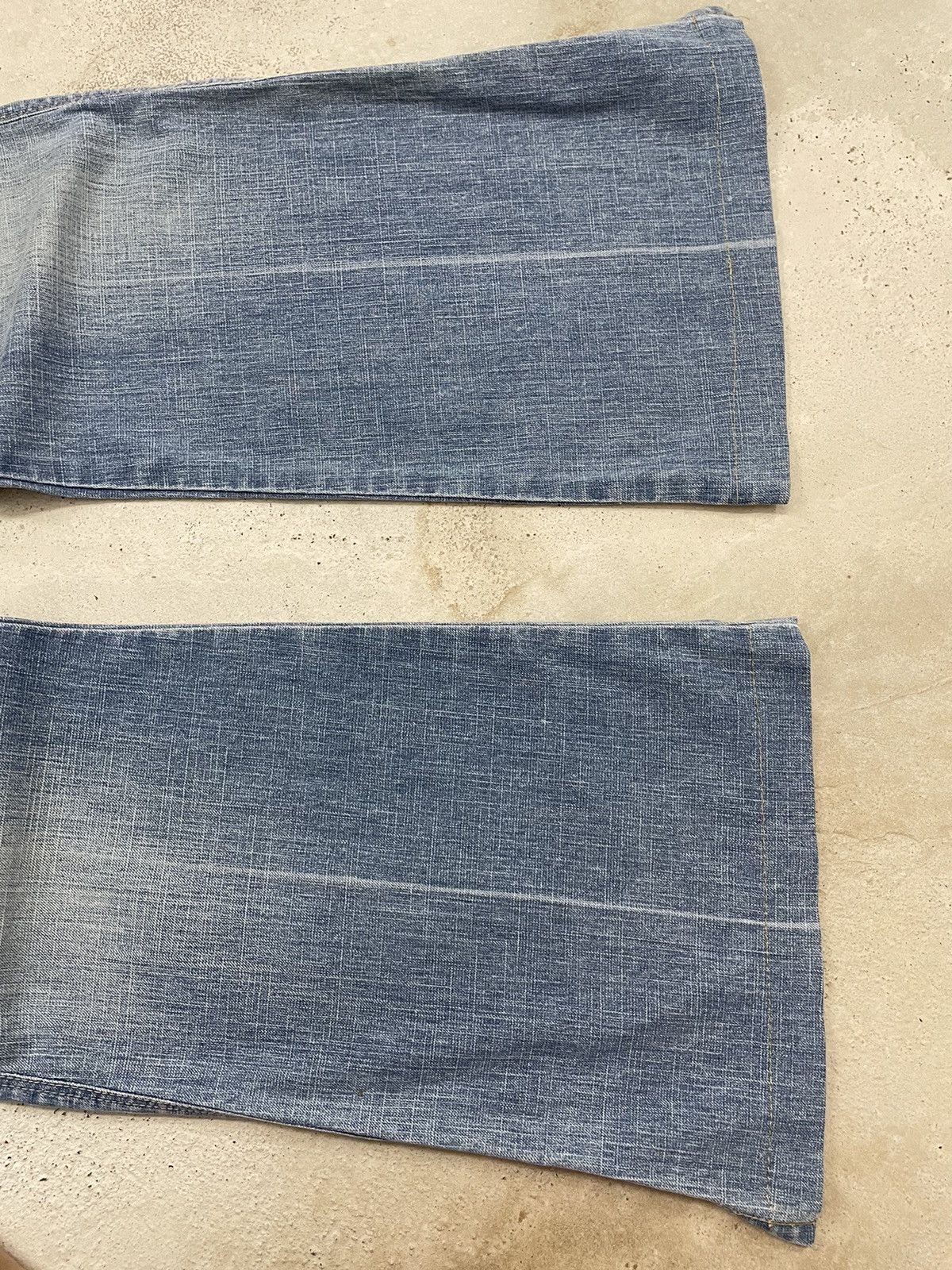 Designer Marithe Francois Girbaud Flare Denim Pants Size US 27 - 9 Thumbnail