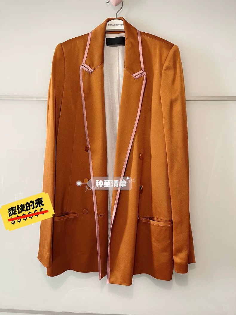 Haider Ackermann Haider Ackermann Brown suit jacket Size 4XL / US 24-26 - 2 Thumbnail