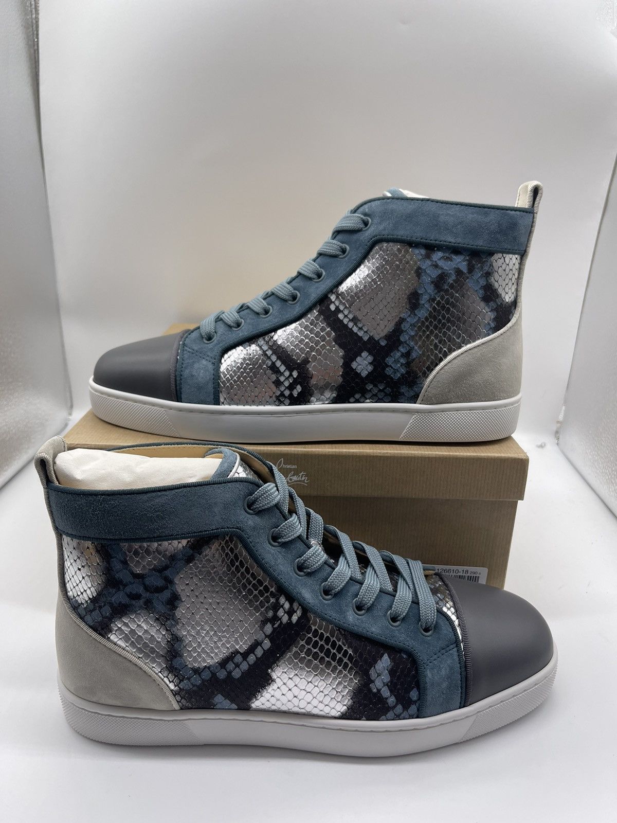 Christian Louboutin Snakeskin Sneakers Grailed