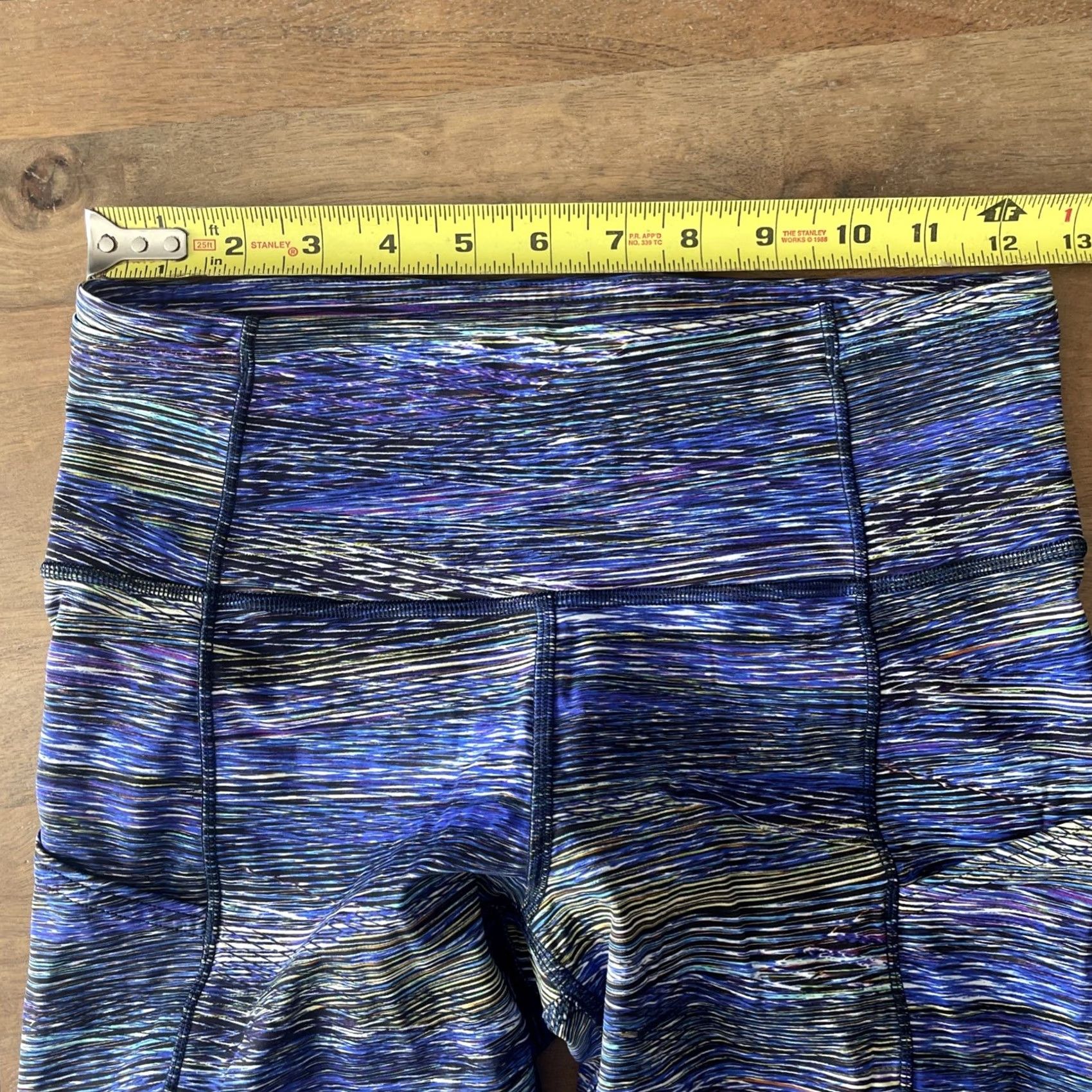 Lululemon Lululemon Inspire Tight II 18" Women Size 6 Multicolor Stretch Capri Athletic Leggings Women XS? 6 Size ONE SIZE - 7 Thumbnail