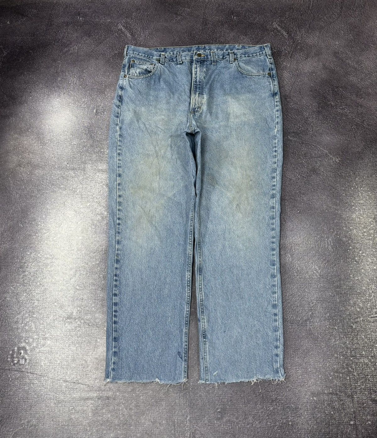 Carhartt Vintage Carhartt Y2K Traditional Fit Faded Denim Baggy Jeans Size US 44 / EU 60 - 2 Thumbnail