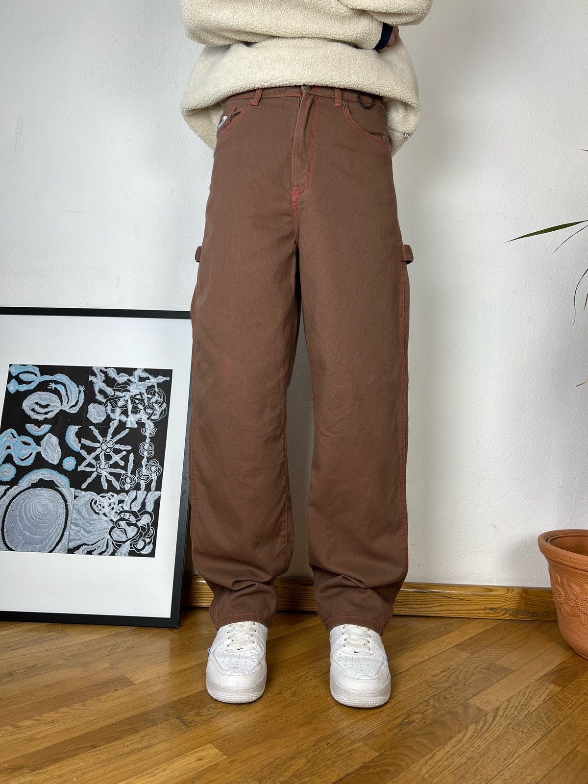 No Fear × Vintage Vintage Baggy Jeans No Fear Hype Style Size US 27 - 3 Thumbnail