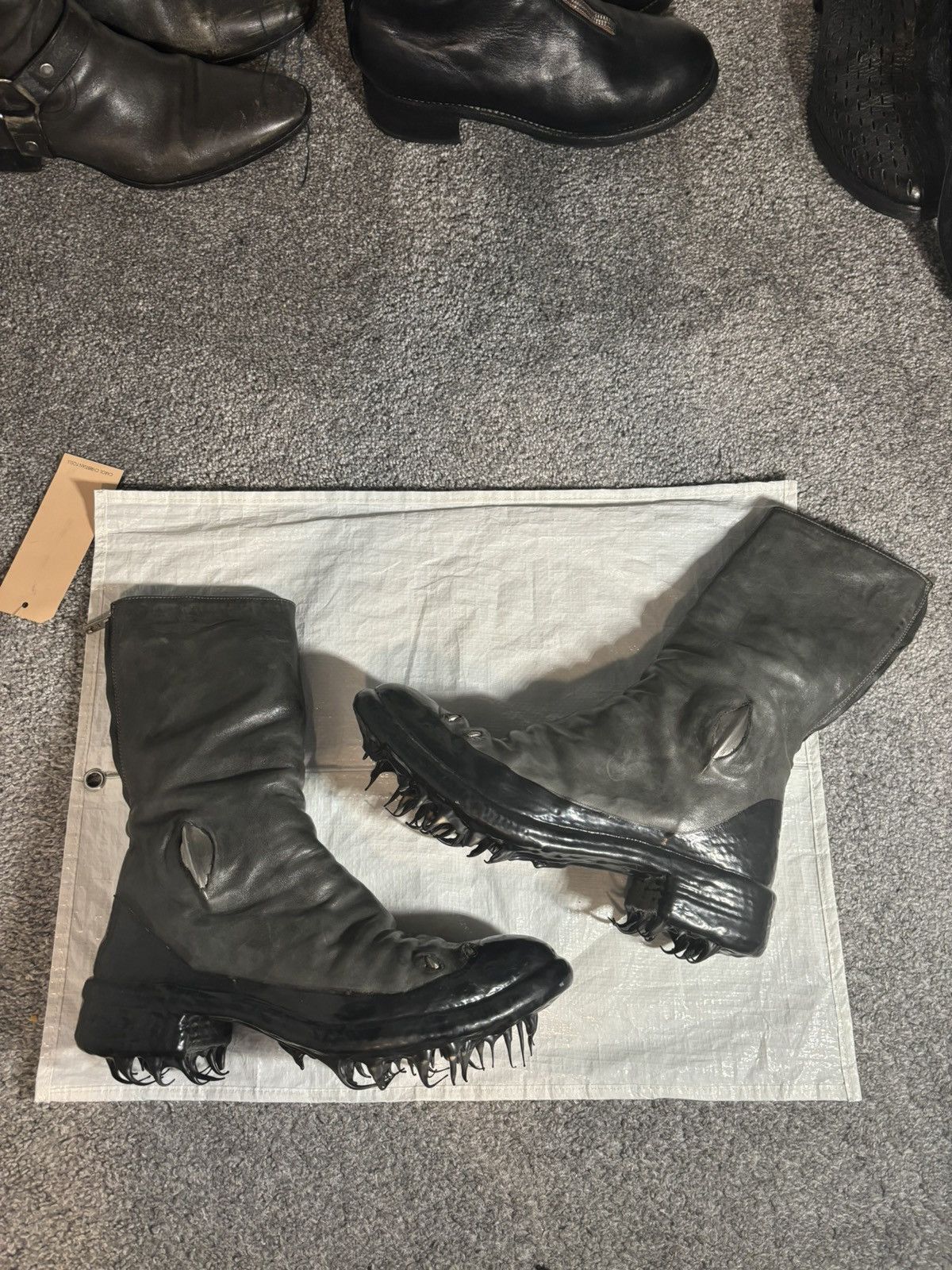Carol Christian Poell Carol Christian Powell prosthetic drip boots Size US 11 / EU 44 - 1 Thumbnail