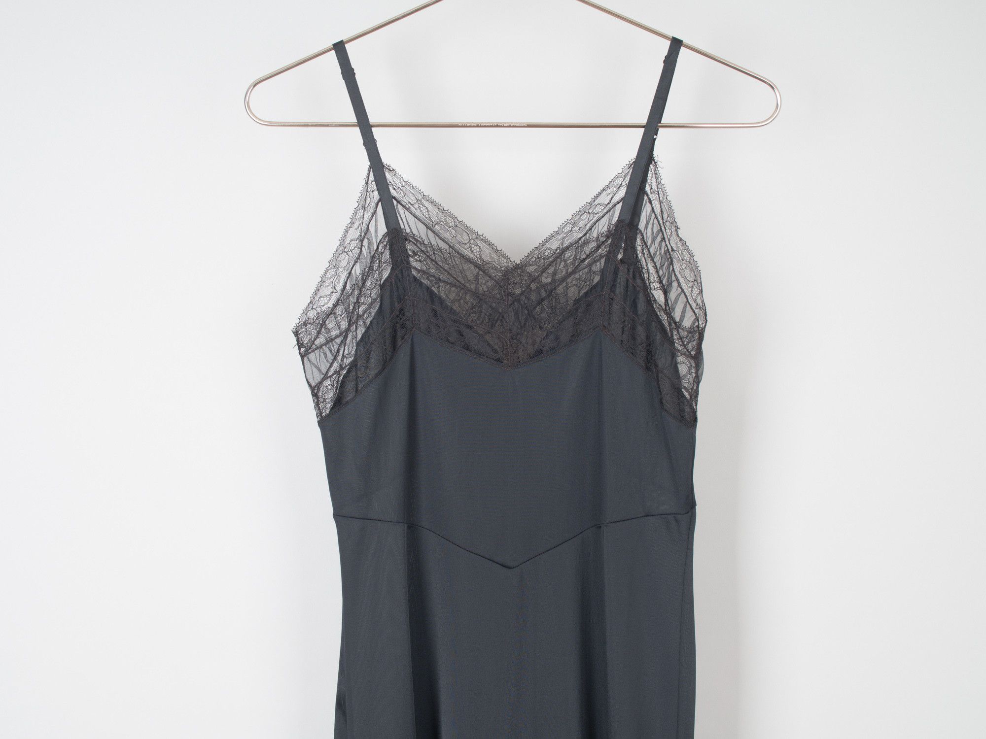 Vintage 1950's Lace Slip Dress Size S / US 4 / IT 40 - 5 Thumbnail