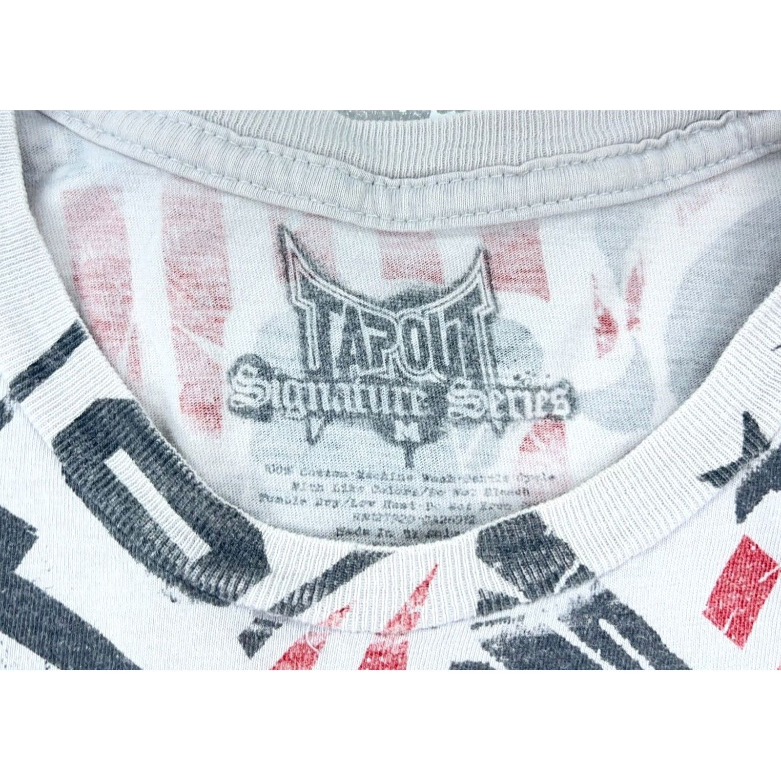 Tapout Tapout Shirt Men Medium White Tee Graphic Print Goth Grunge USA Punk Retro AOP Vintage T-Shirt Shortsleeve Crew Neck/All Seasons/Machine Washable Size US M / EU 48-50 / 2 - 3 Thumbnail