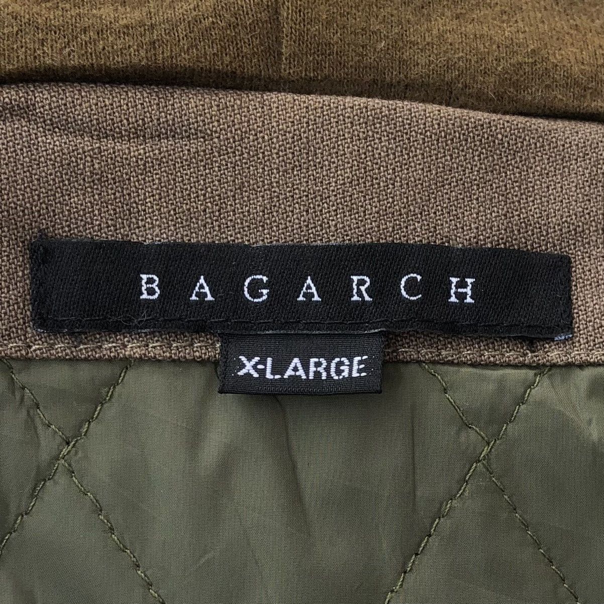 Japanese Brand BAGARCH Mod Coat Olive Military Coat Cross Big Logo Parka Size US XL / EU 56 / 4 - 20 Thumbnail
