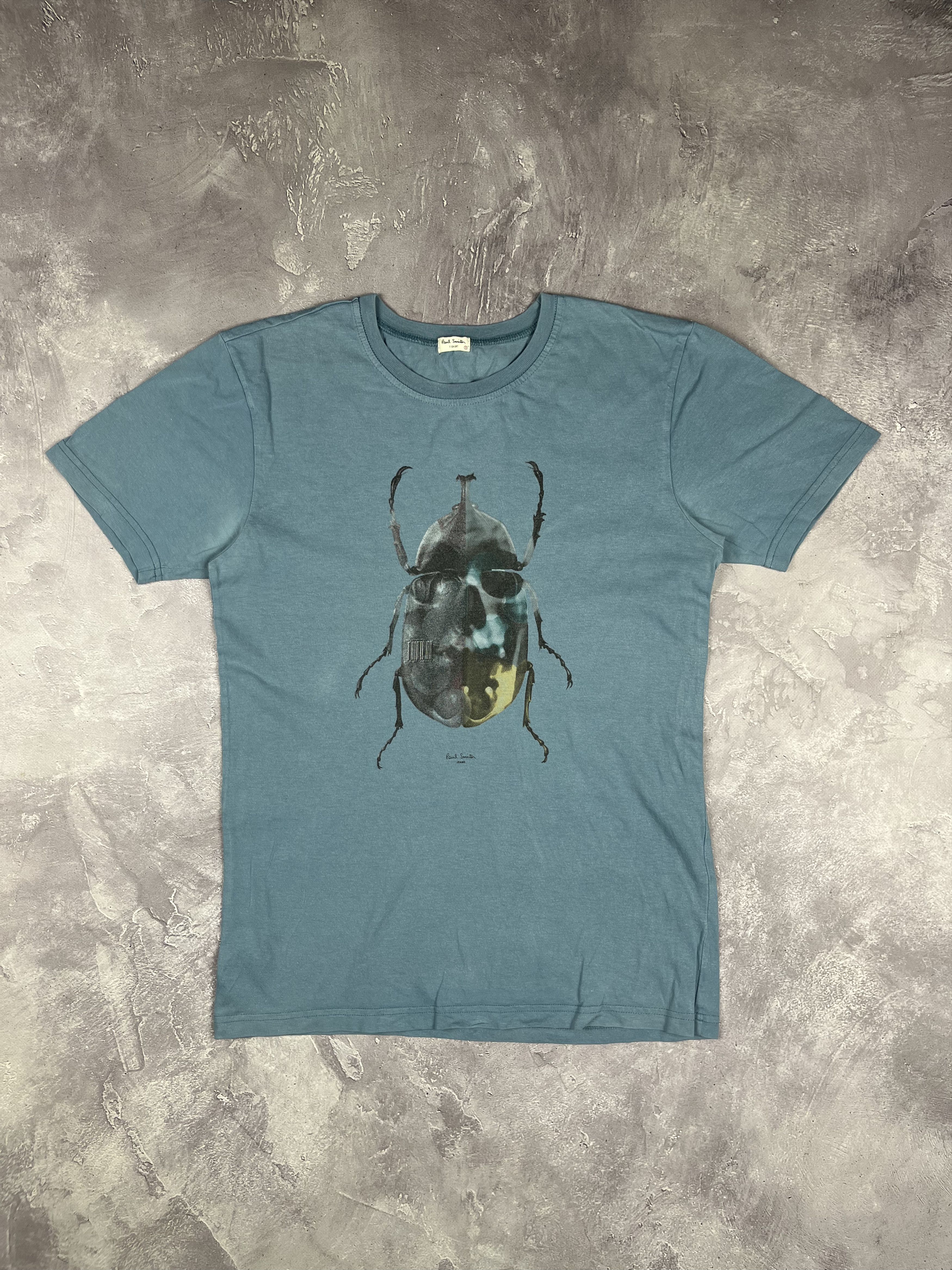 Paul Smith Paul Smith Skull Beetle Graphic T-Shirt Blue Tee Size US S / EU 44-46 / 1 - 1 Thumbnail