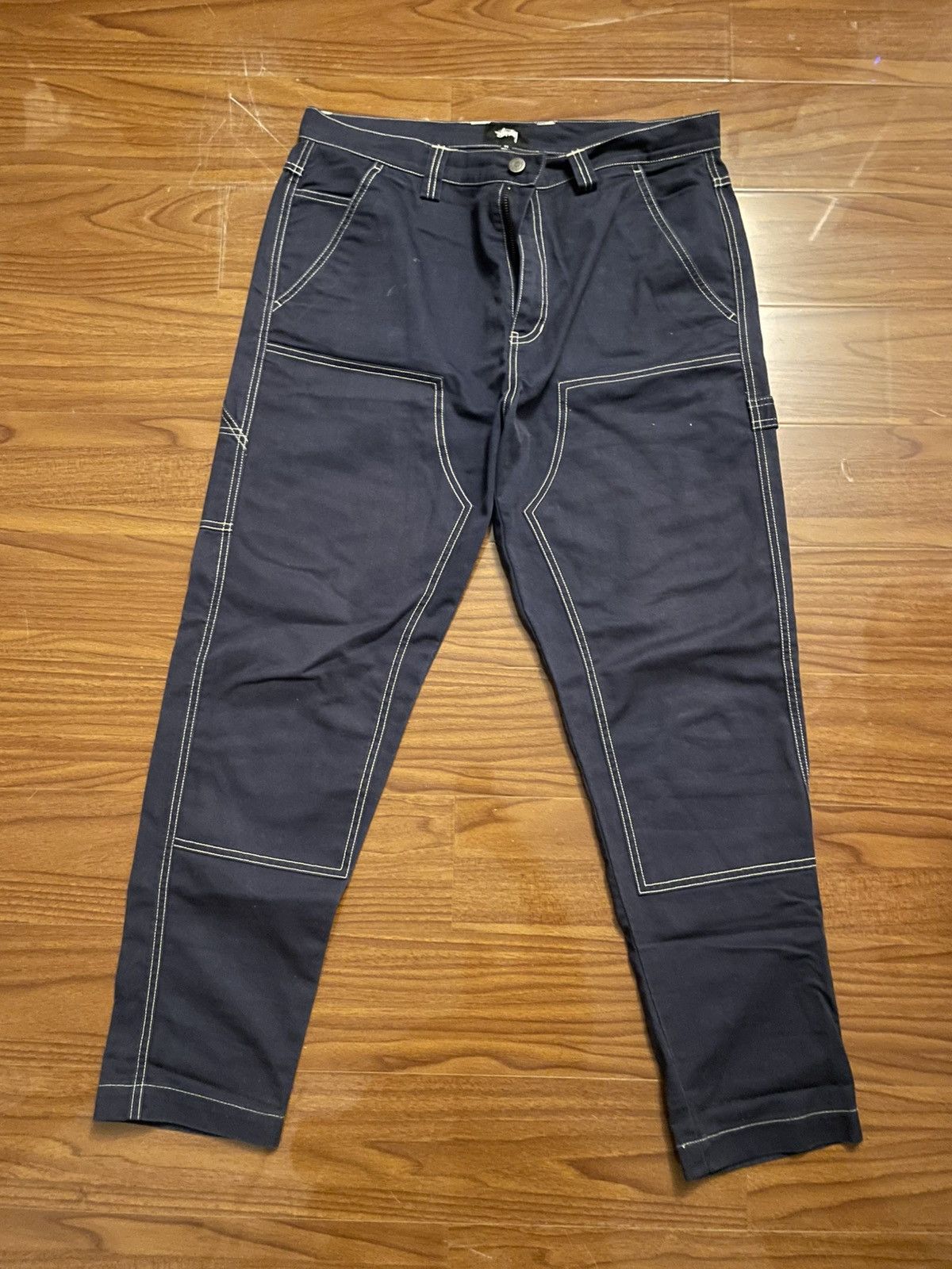 Stussy Stussy Alfonso Canvas Double Knee Work Pants | Grailed