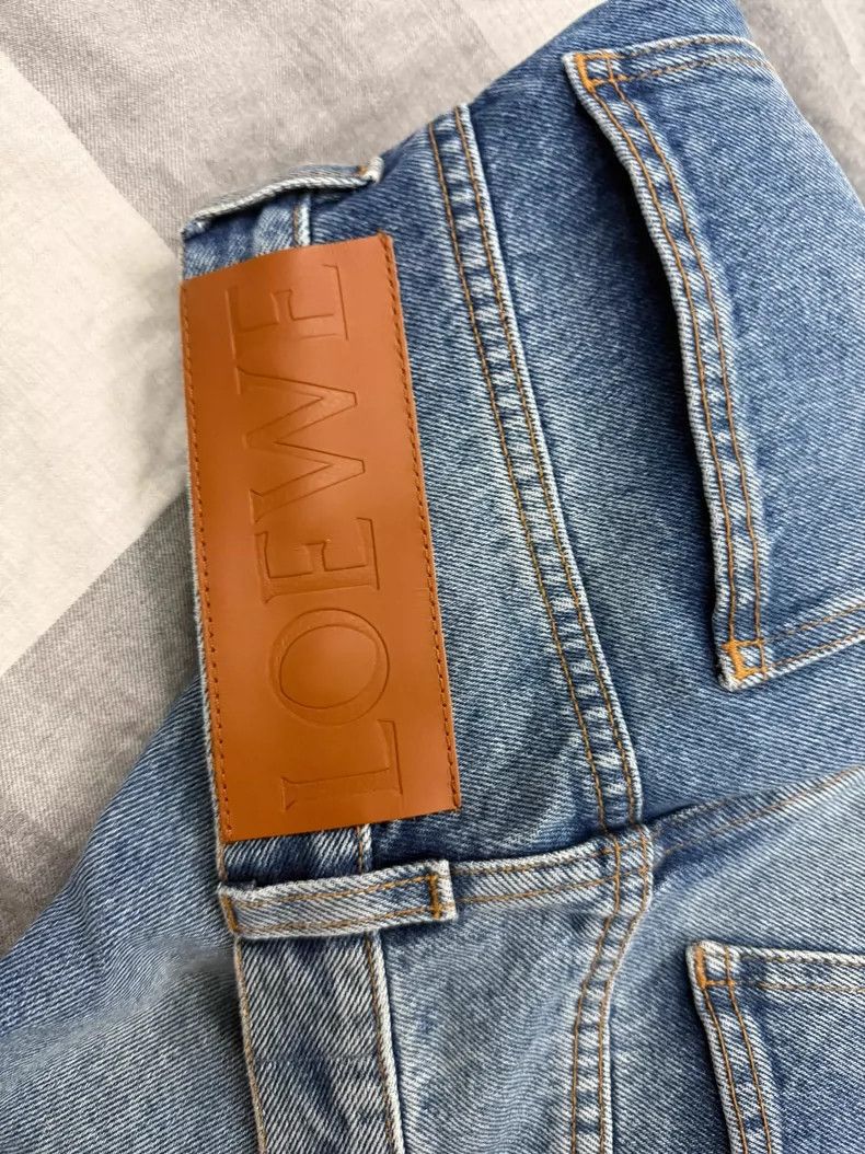 Loewe Loewe Blue straight jeans Size 33" - 3 Thumbnail