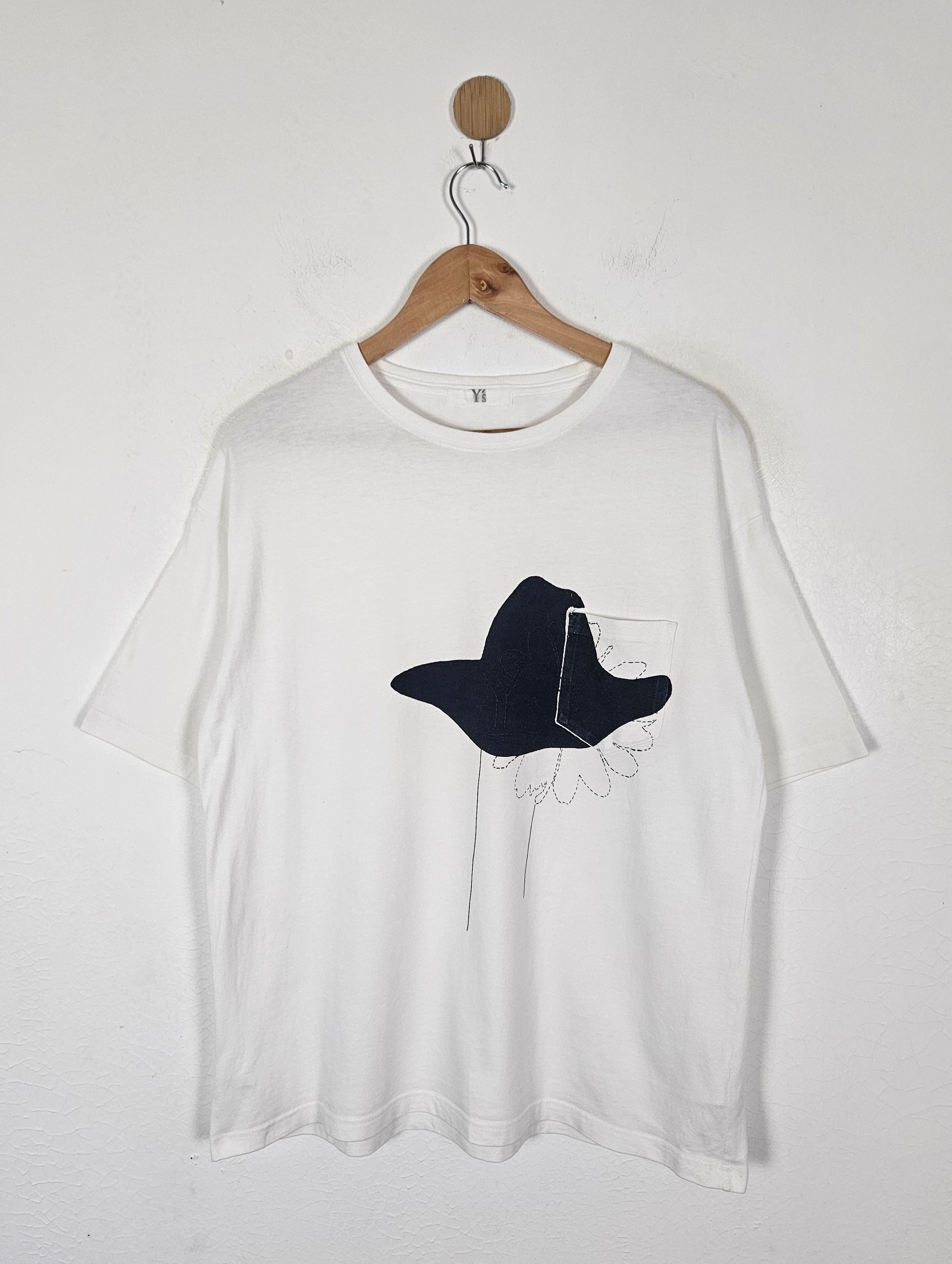 Yohji Yamamoto Y's Yohji Yamamoto pocket tee Shirt Size US M / EU 48-50 / 2 - 1 Thumbnail
