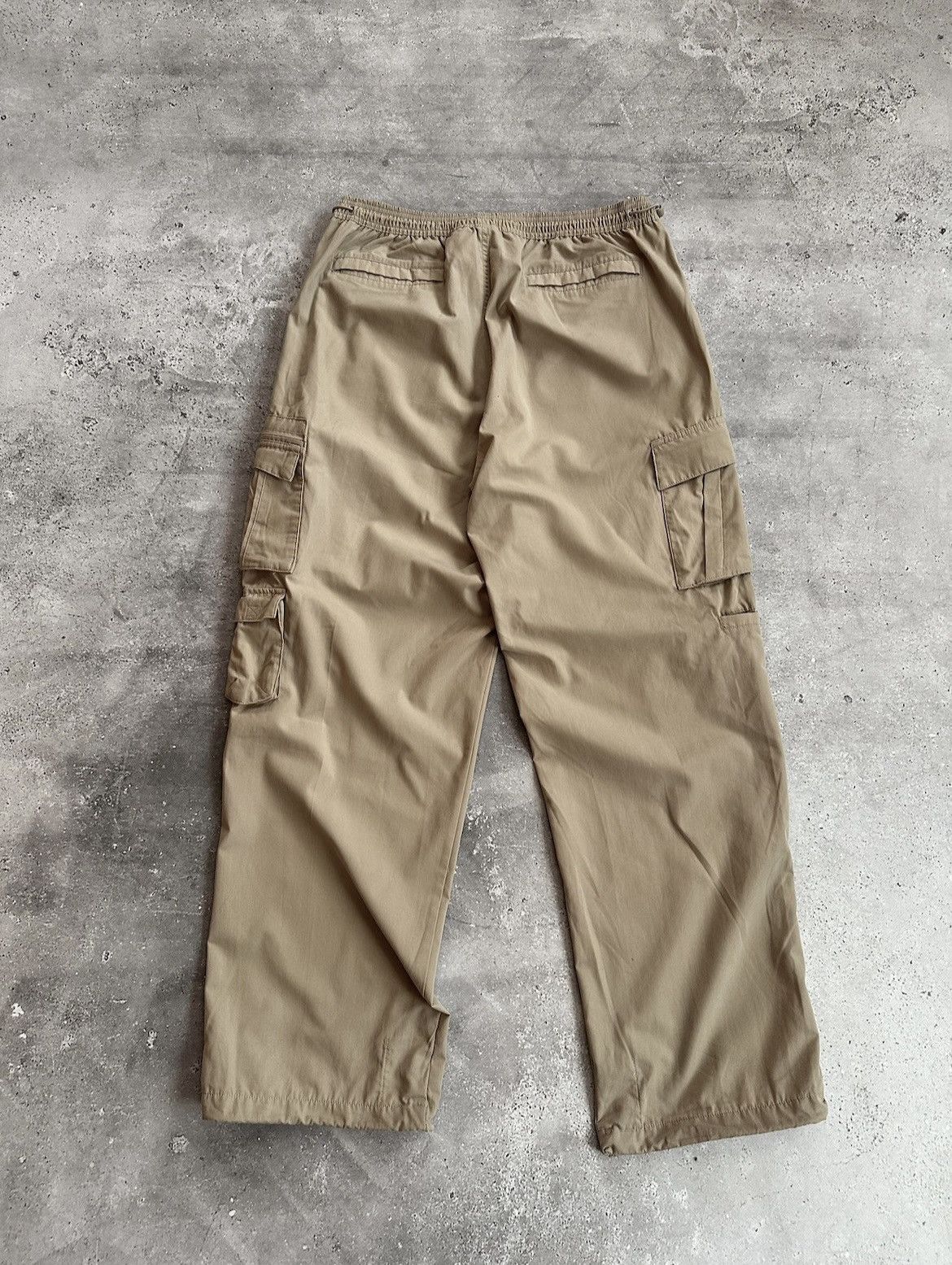 Vintage Nike Cargo Pants 00s Style Drill Baggy Fit Oversize