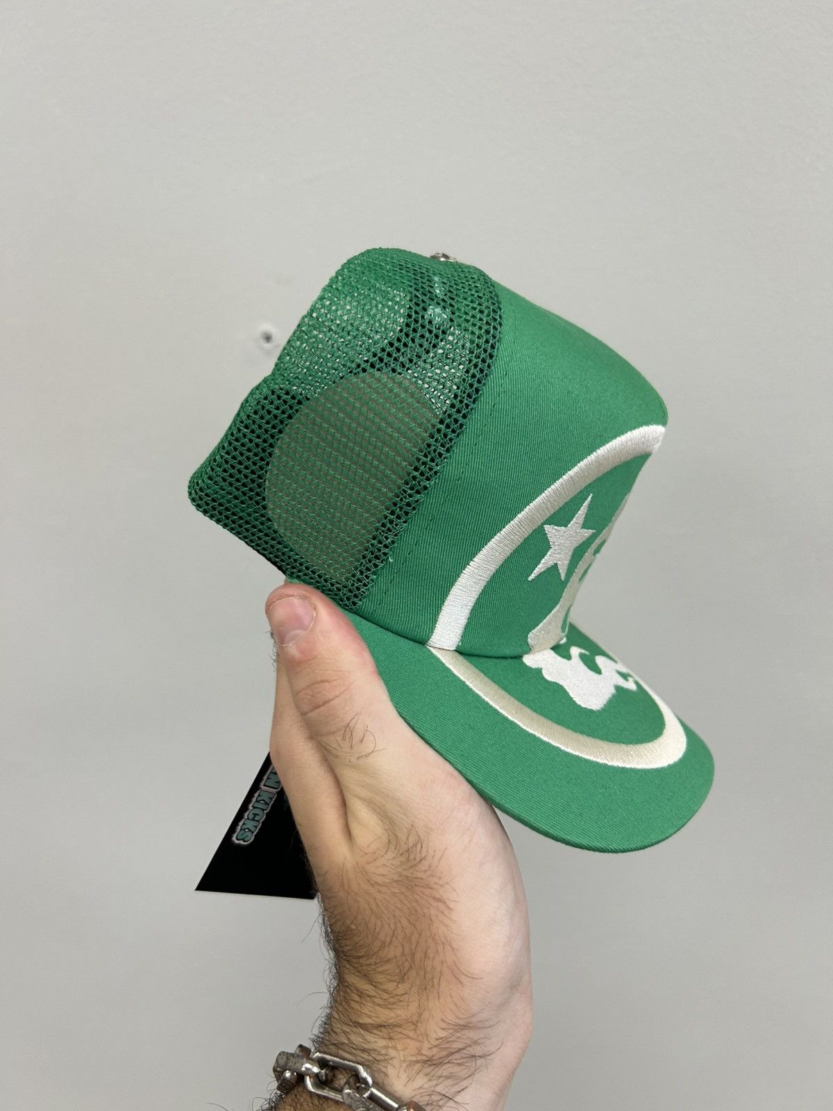HELLSTAR Hellstar Big Logo Trucker Hat One Size Fits All Size ONE SIZE - 2 Thumbnail