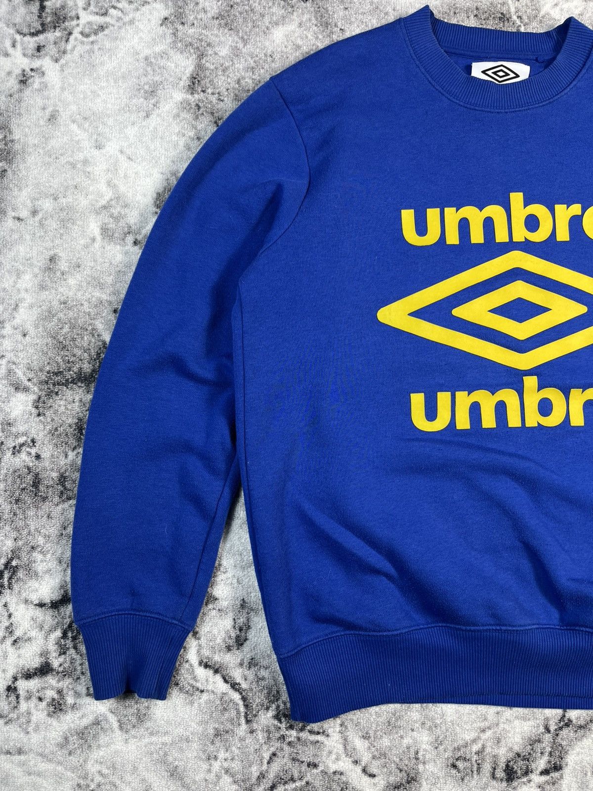 Umbro Umbro Big Logo Blue Crewneck Sweatshirt Size US M / EU 48-50 / 2 - 2 Thumbnail