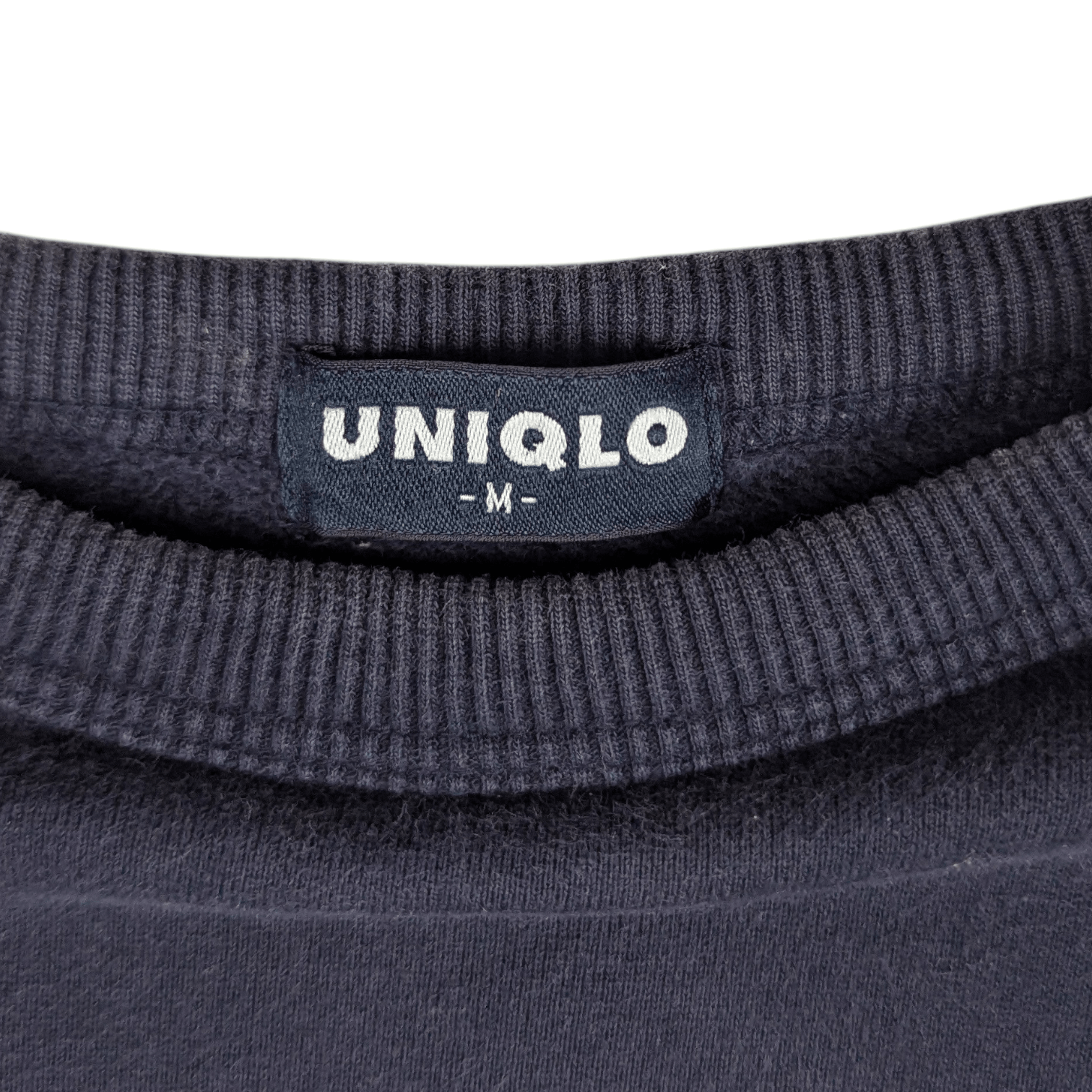 Uniqlo Vintage 90's UNIQLO Dark Blue Sweatshirts Jumper Pullover Size US M / EU 48-50 / 2 - 8 Thumbnail