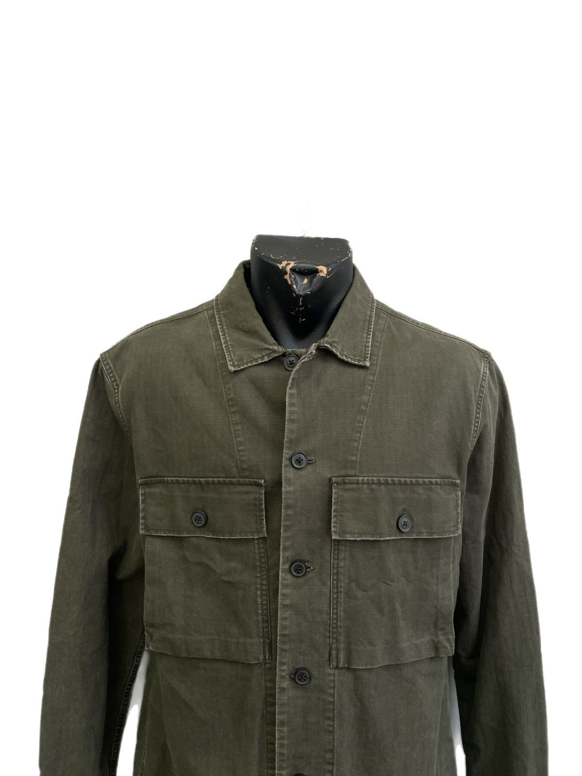 Allsaints All Saints green military jacket rare vintage style Size US M / EU 48-50 / 2 - 2 Thumbnail