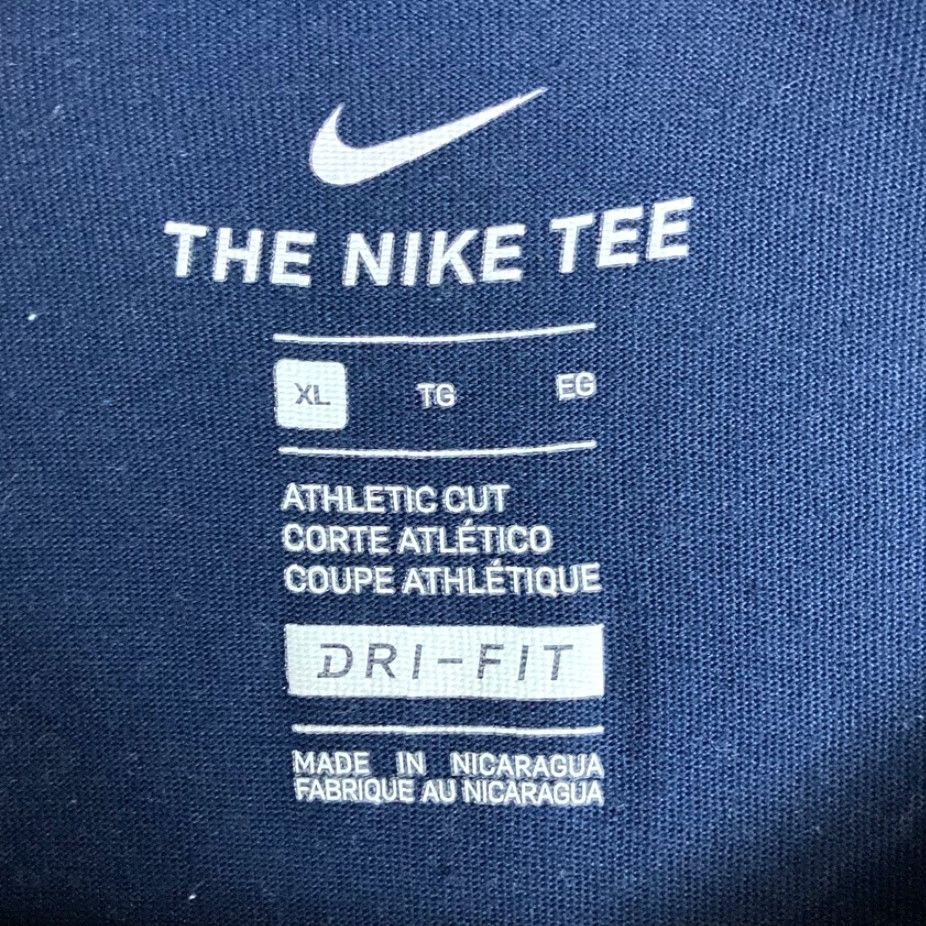 Nike Nike Mens Shirt Short Sleeve Navy Blue Boston Red Sox Athletic Cut Dri Fit XL Crew Neck T-Shirt Size US XL / EU 56 / 4 - 6 Thumbnail