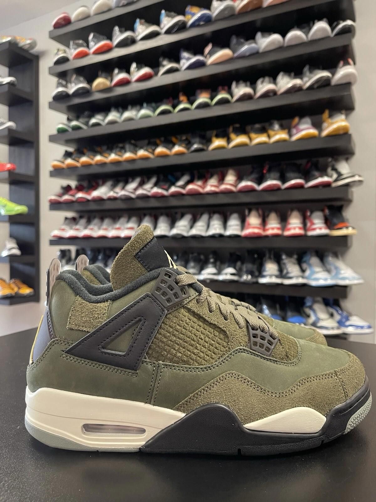 Nike Size 9 - Air Jordan 4 Retro SE Craft Olive FB9927-200 Size US 9 / EU 42 - 3 Thumbnail
