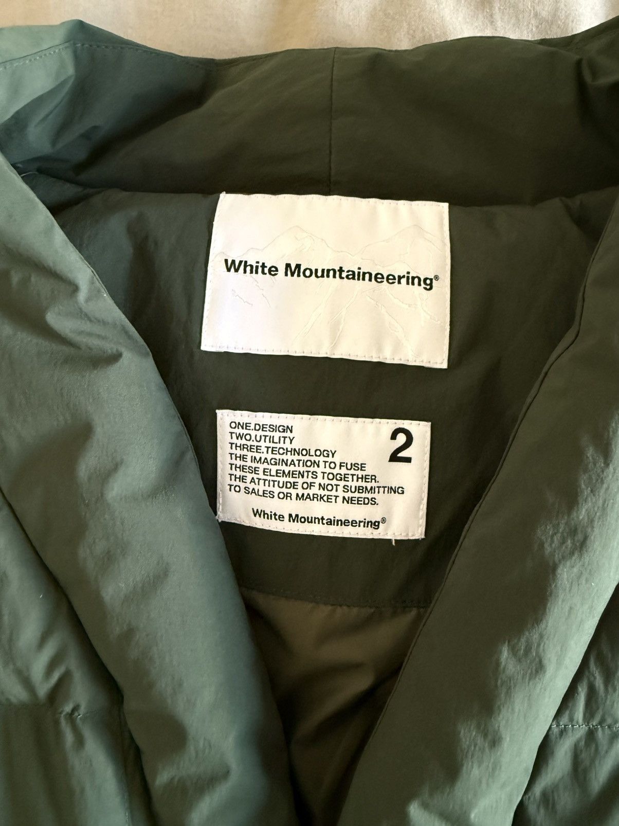 White Mountaineering Men’s White Mountaineering x TAION Hanten Down Jacket Sz 2 Size US L / EU 52-54 / 3 - 5 Thumbnail
