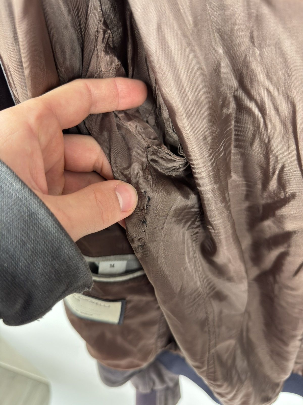 Brunello Cucinelli Brunello Cucinelli Suede Leather Jacket Size US M / EU 48-50 / 2 - 18 Thumbnail