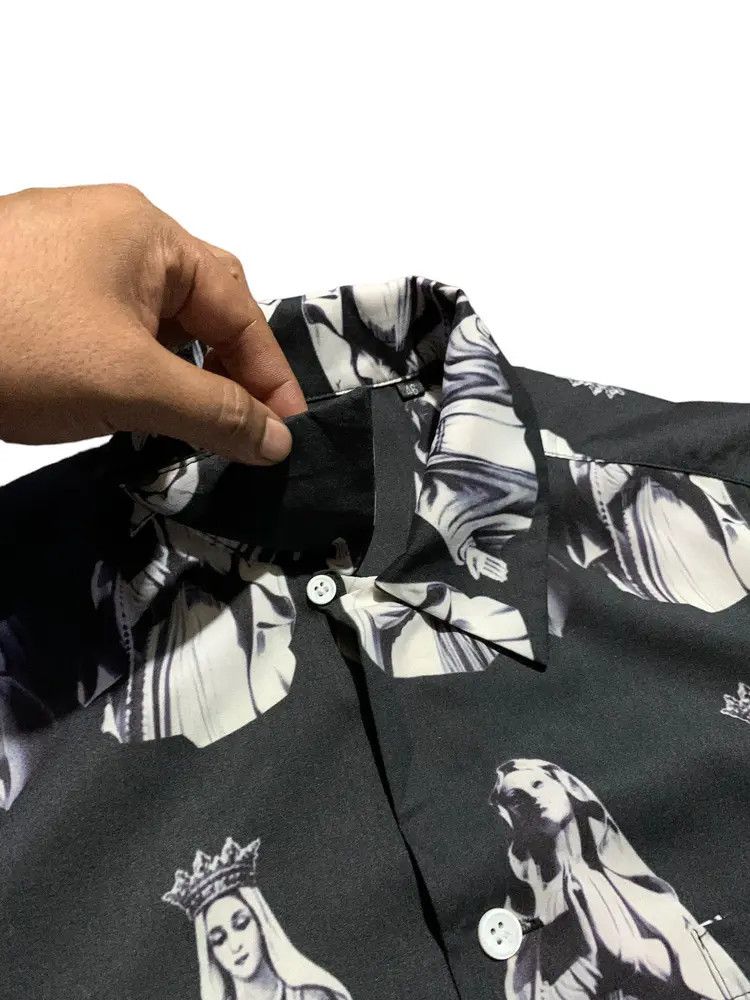 Vintage Vintage Virgin Mary over print camp collar shirt Size US L / EU 52-54 / 3 - 7 Thumbnail